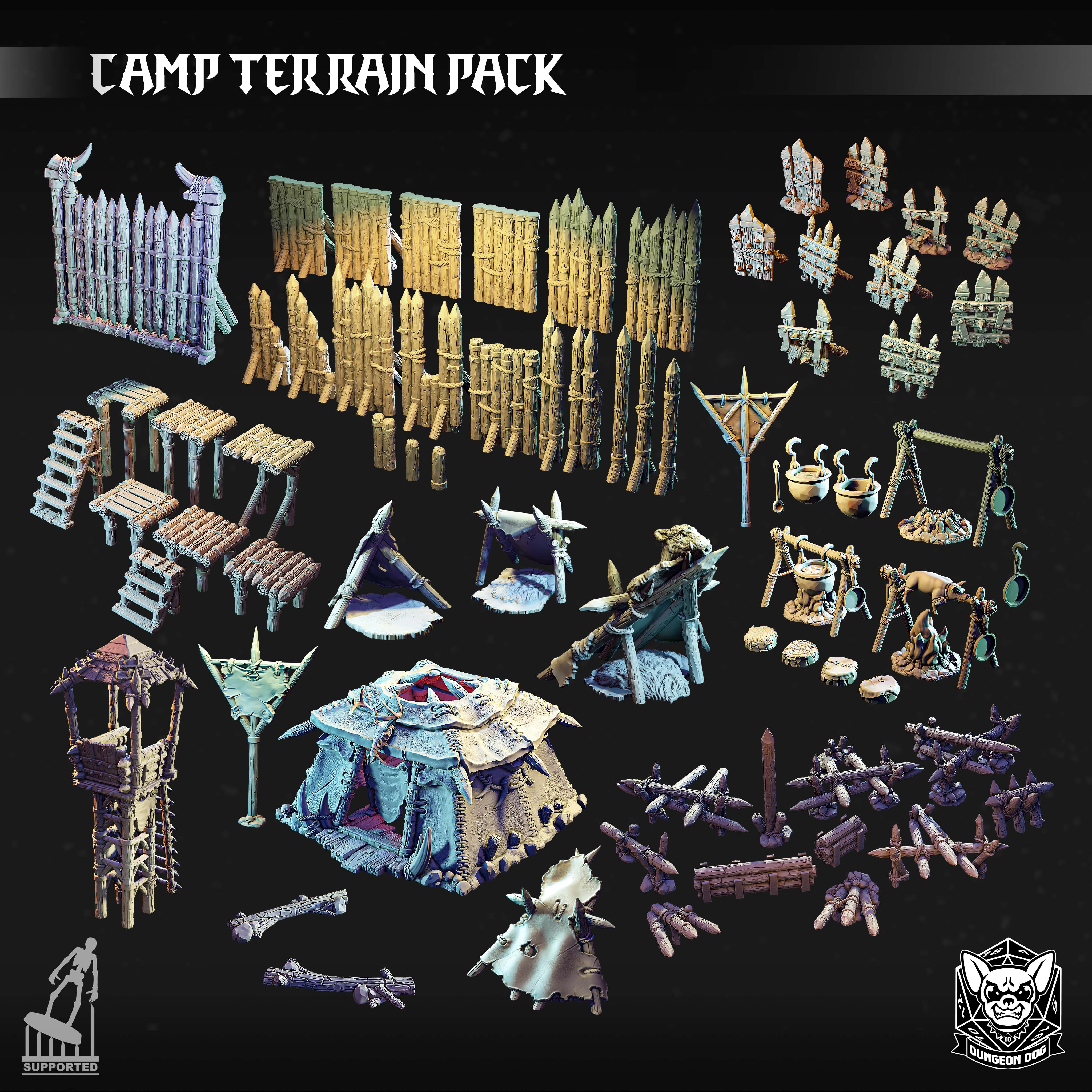 Murs de camp par Dungeon Dog