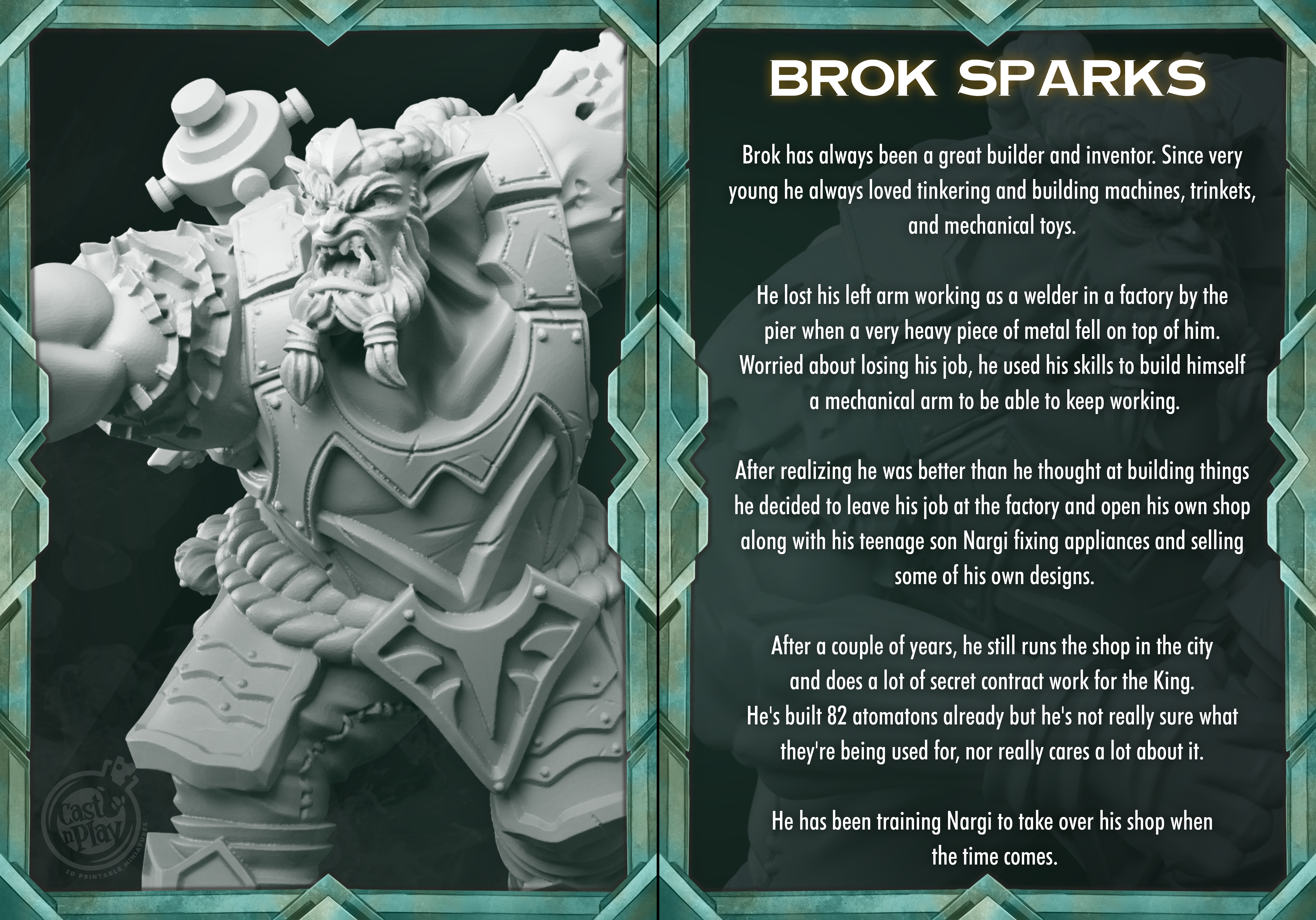 Brok Sparks - Mythical Clash - Cast n Play