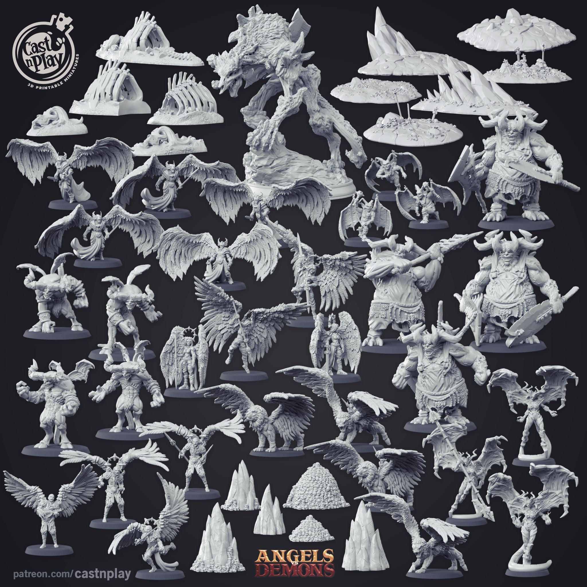 Celestial Guardian - Angels VS Demons - Cast n Play