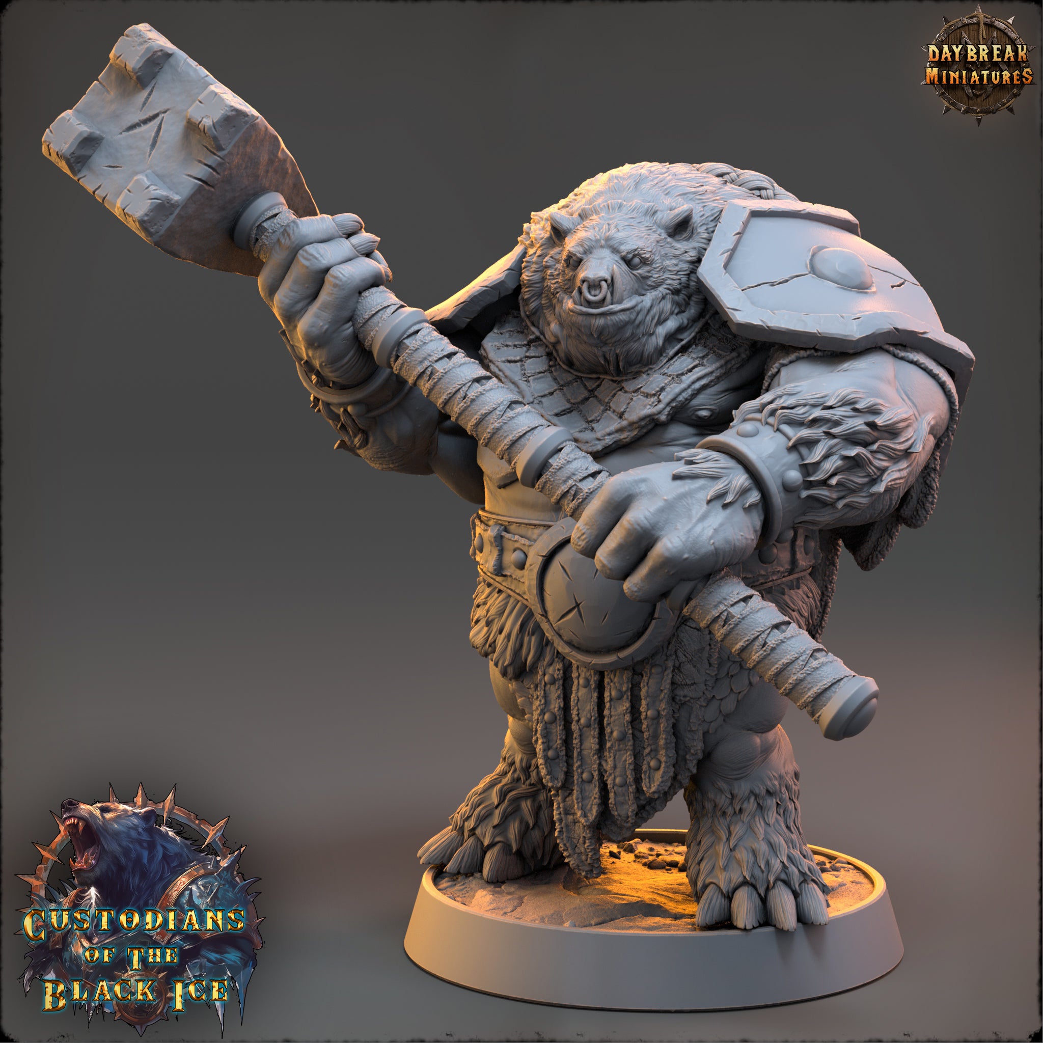 Bear People - aus der Reihe Custodians of The Black Ice von Daybreak Miniatures