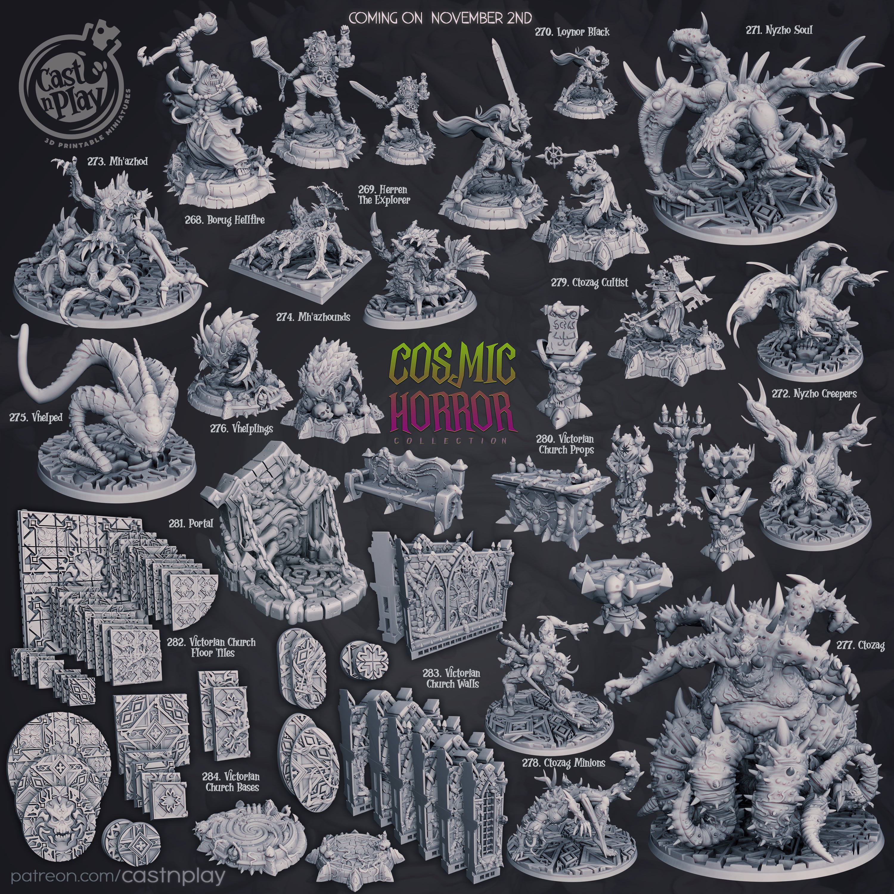Borug Hellfire - Cosmic Horror - Cast n Play