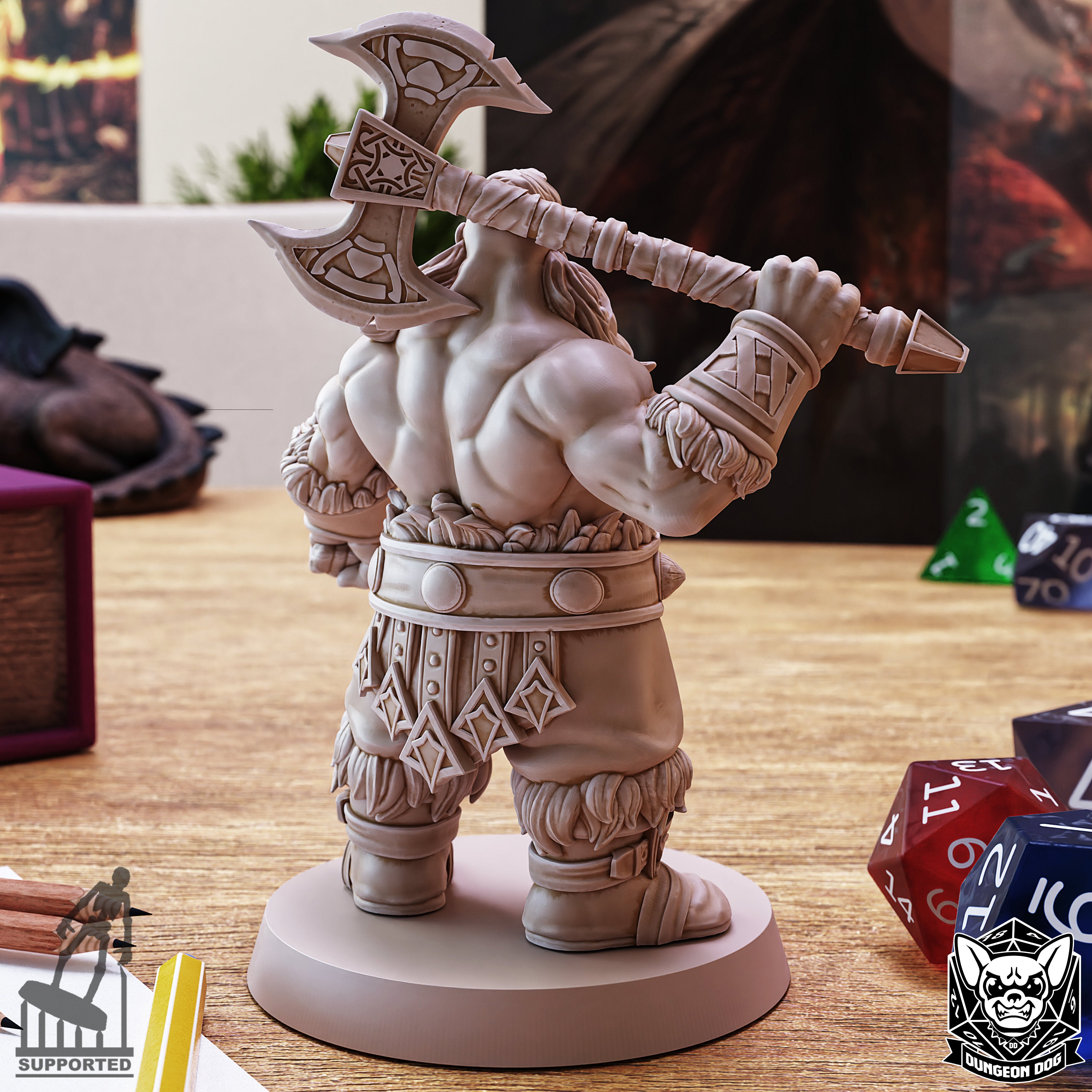 Nain barbare - par Dungeon Dog