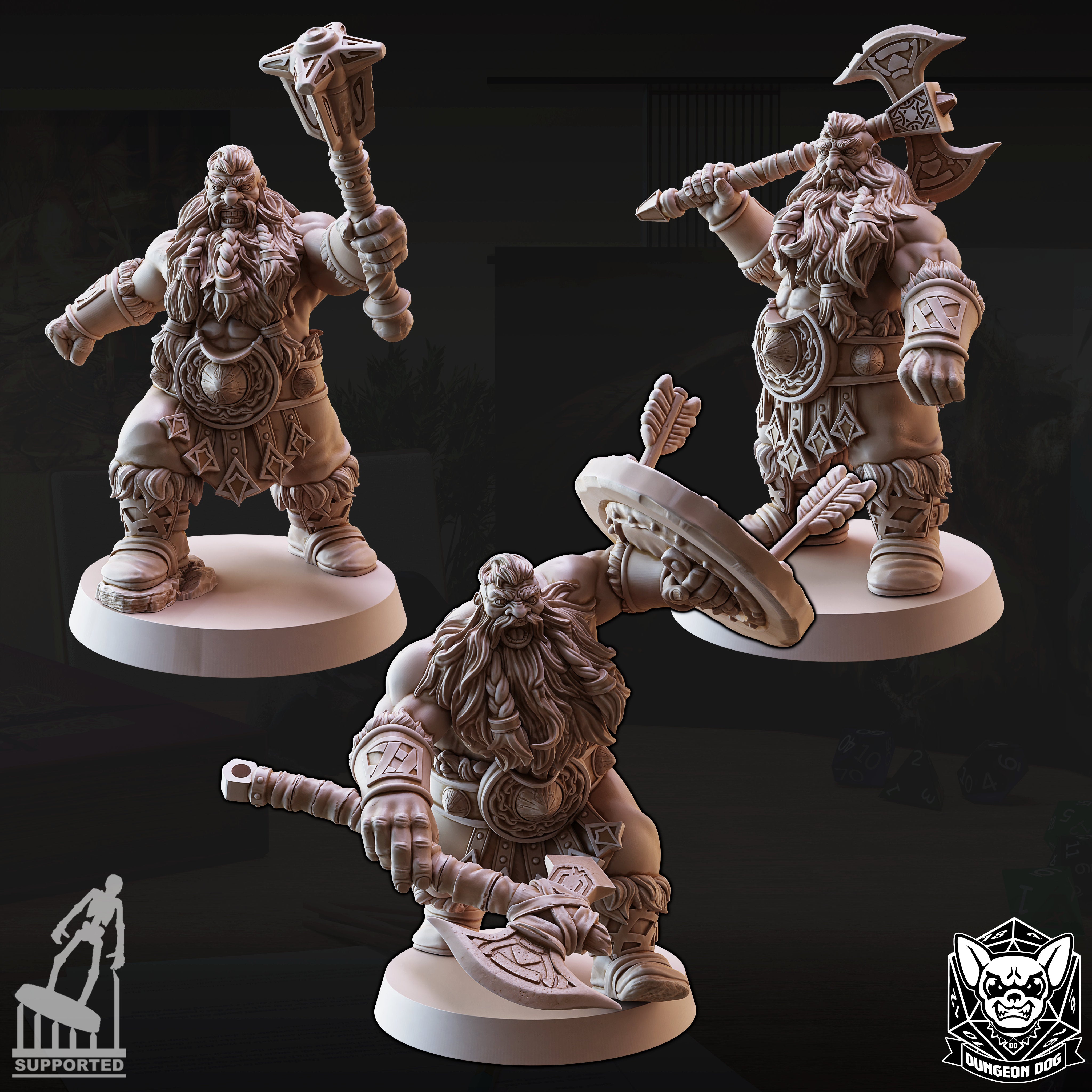 Nain barbare - par Dungeon Dog