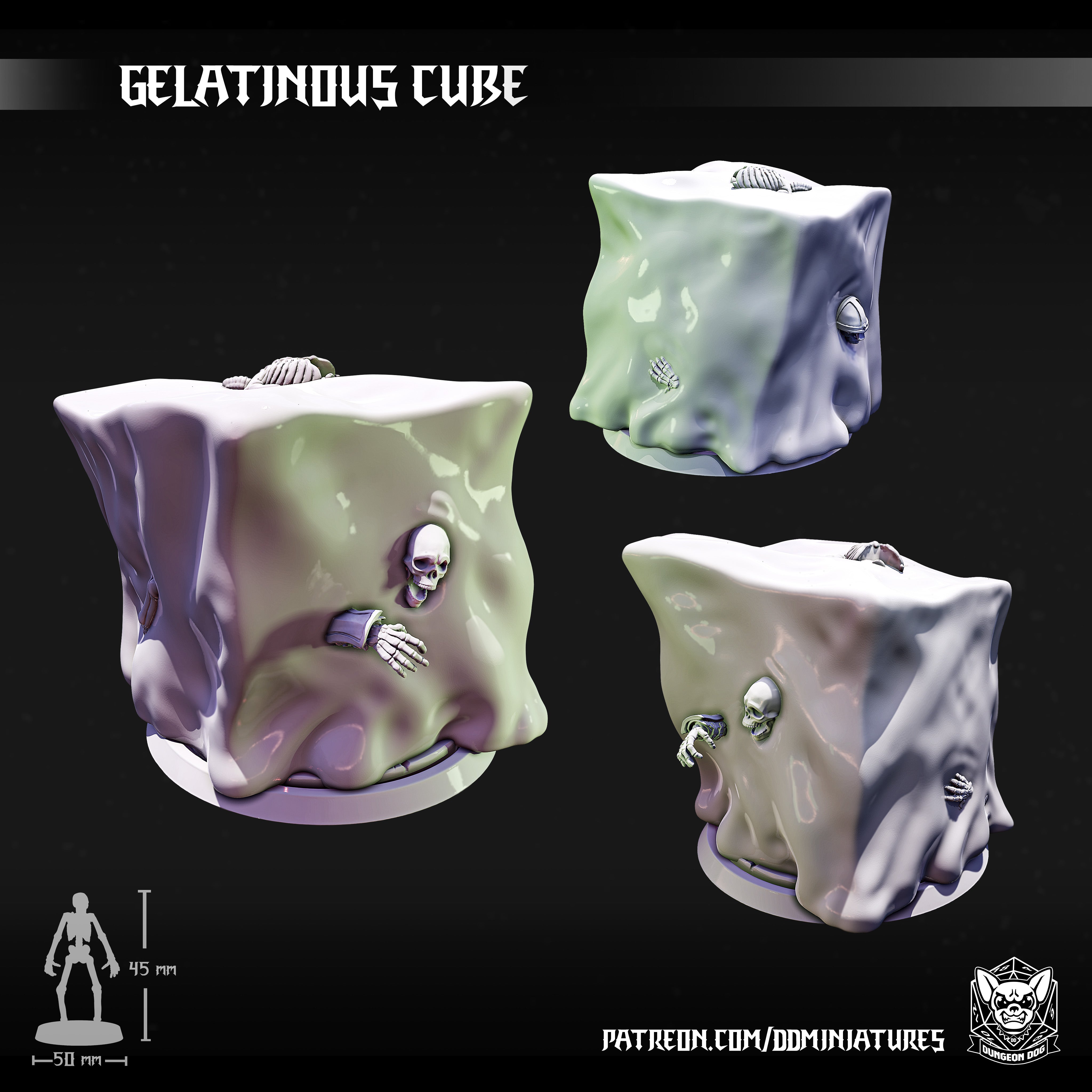 Gelatinous Cube - by Dungeon Dog