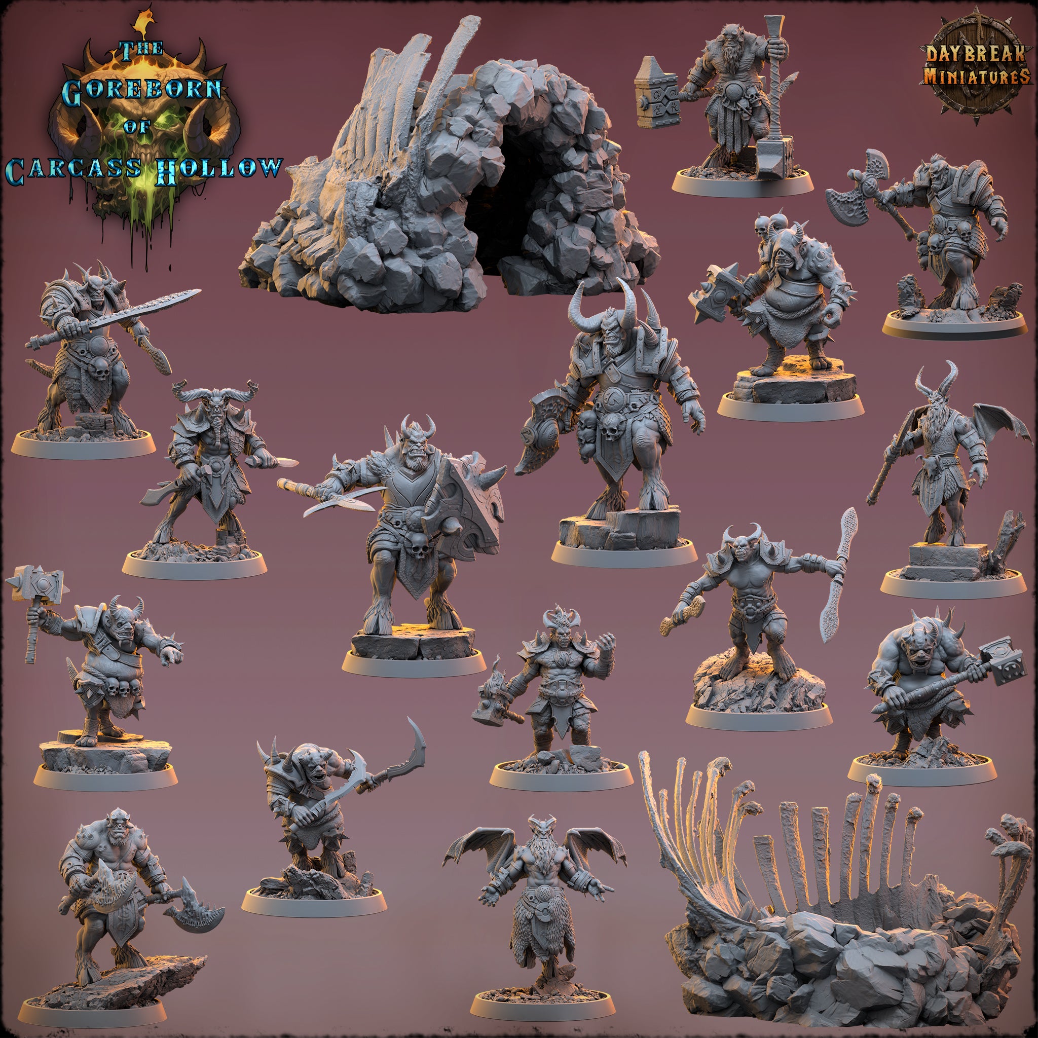 Demons - aus der Reihe The Goreborn of Carcass Hollow von Daybreak Miniatures