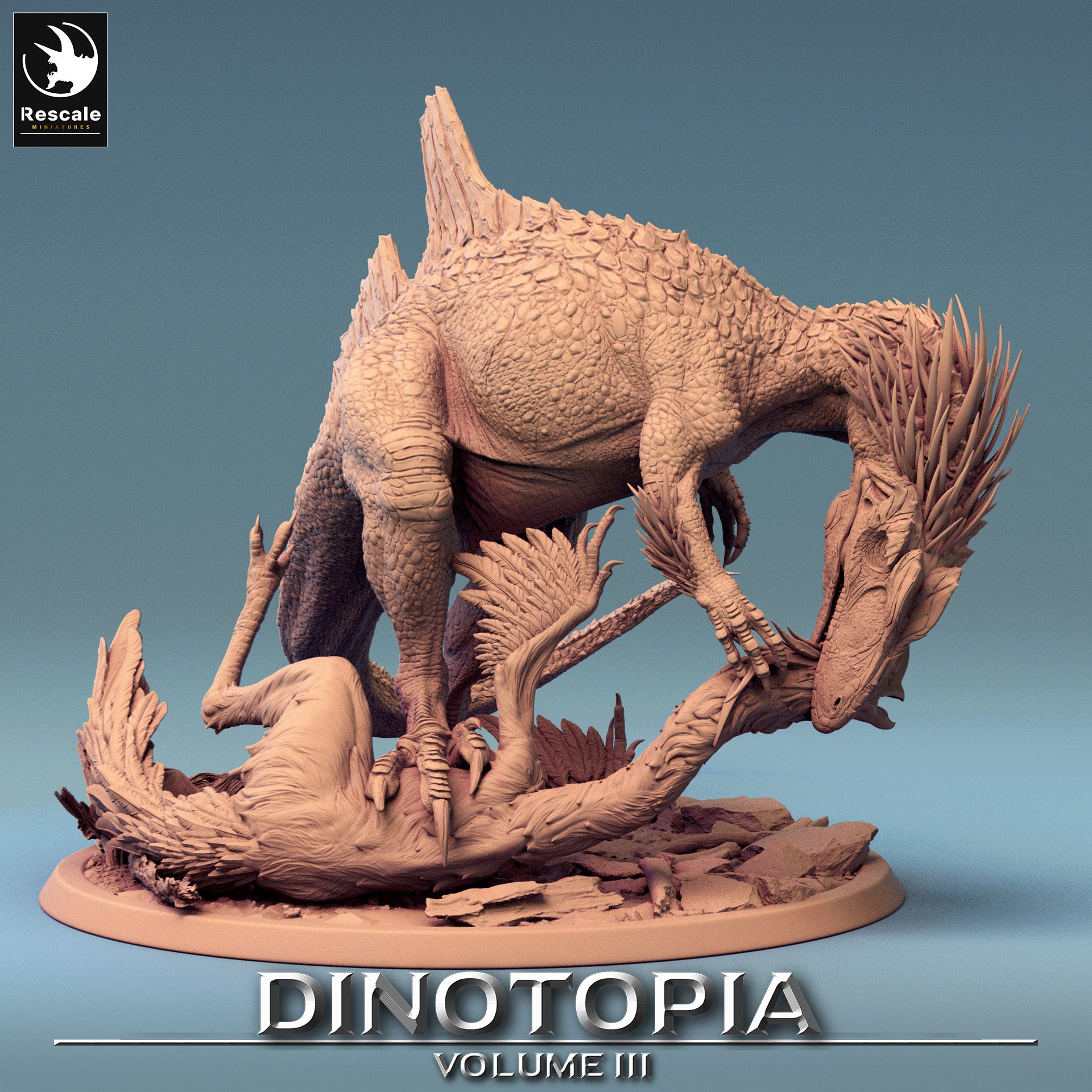 Concavenator - aus der Reihe Dinotopia III von Rescale Miniatures