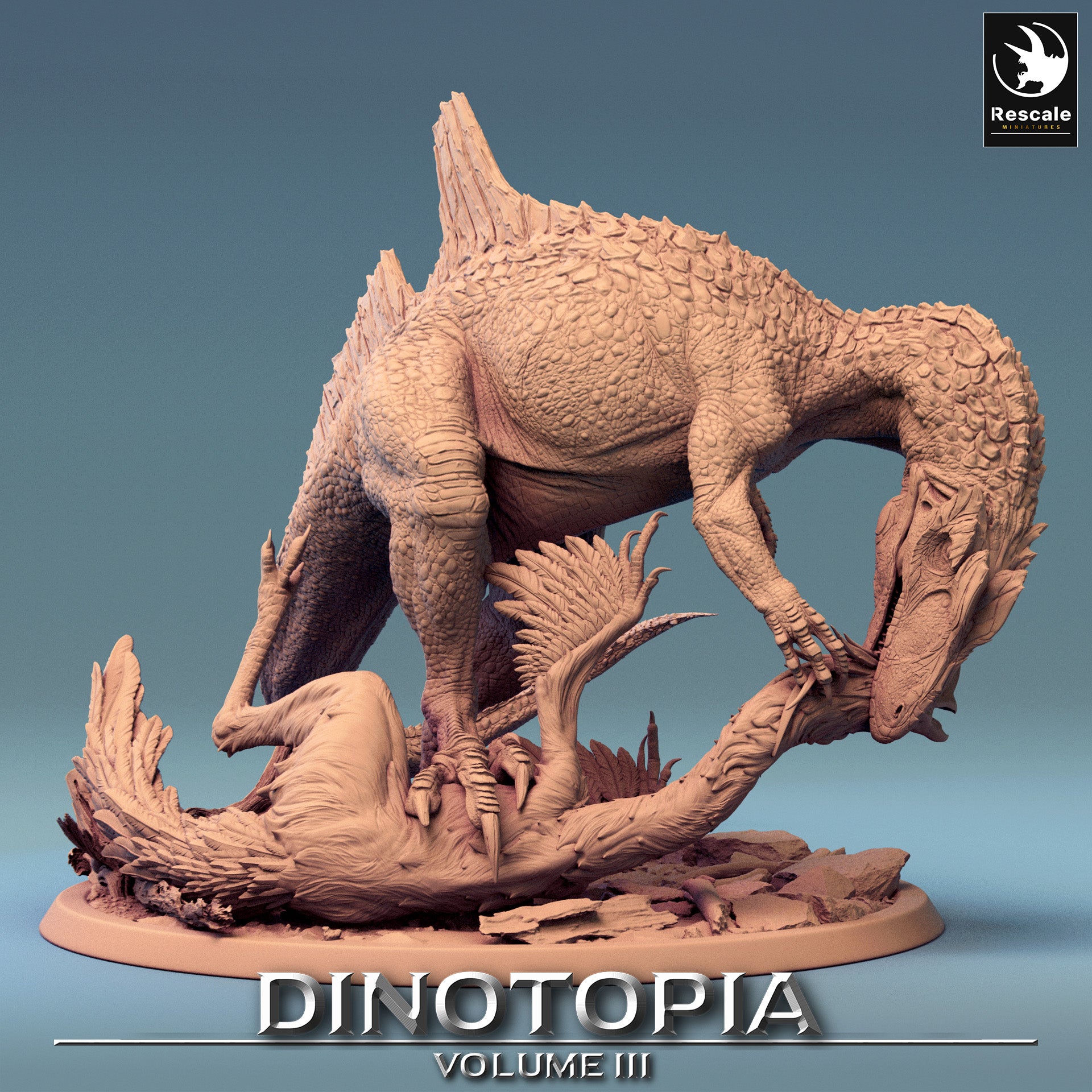 Concavenator - aus der Reihe Dinotopia III von Rescale Miniatures