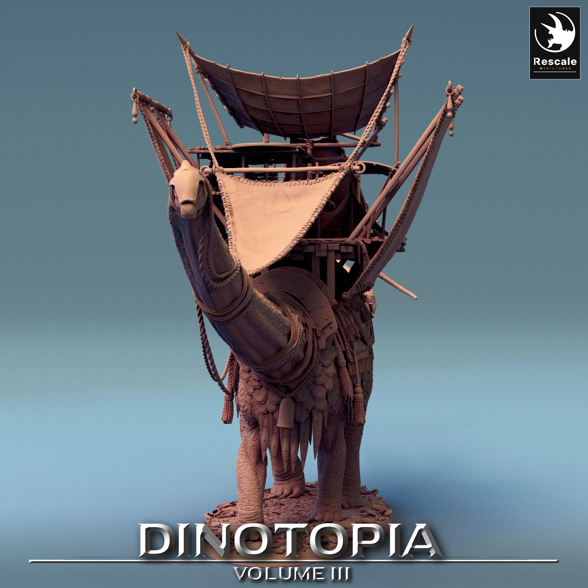 Diplodocus - aus der Reihe Dinotopia III von Rescale Miniatures