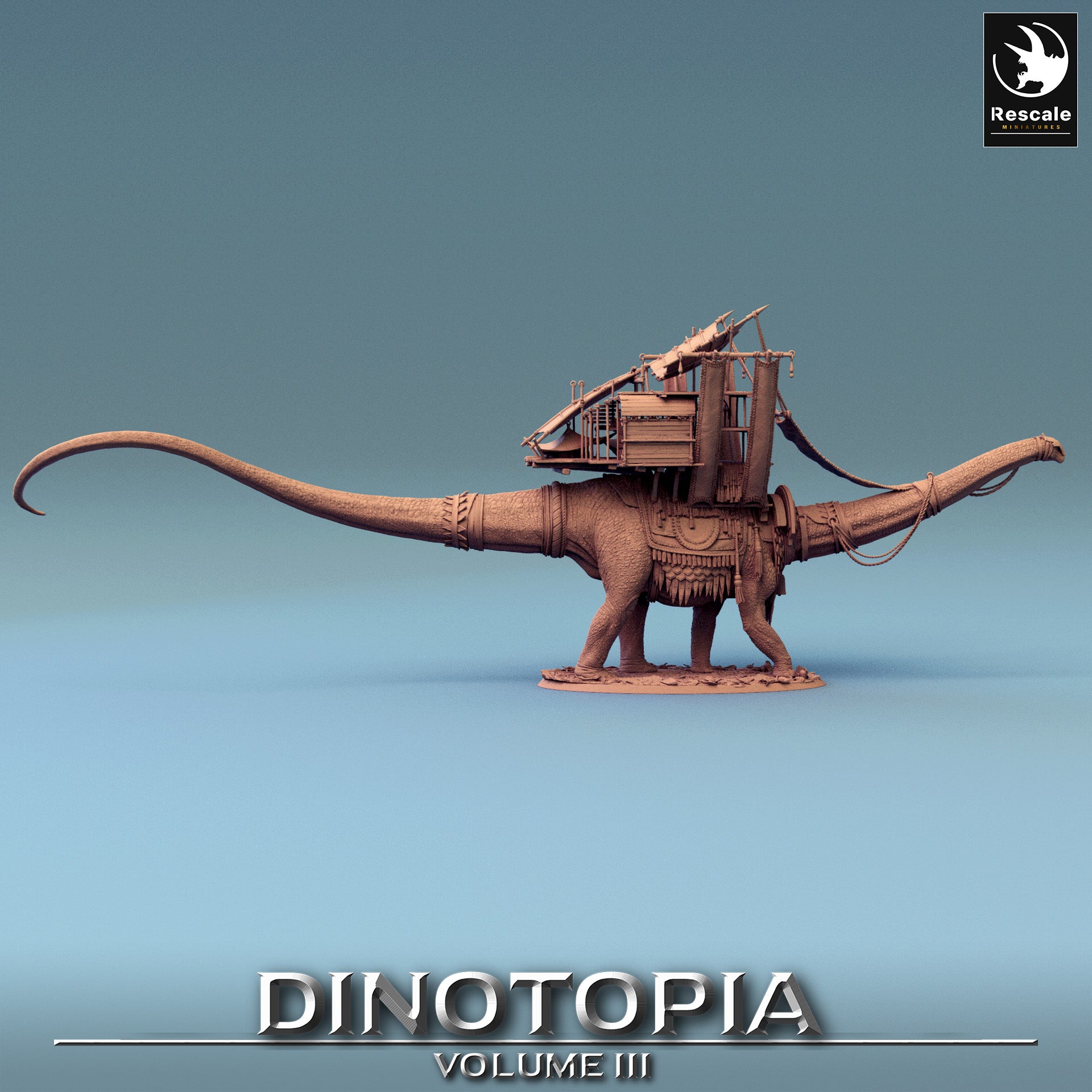 Diplodocus - aus der Reihe Dinotopia III von Rescale Miniatures