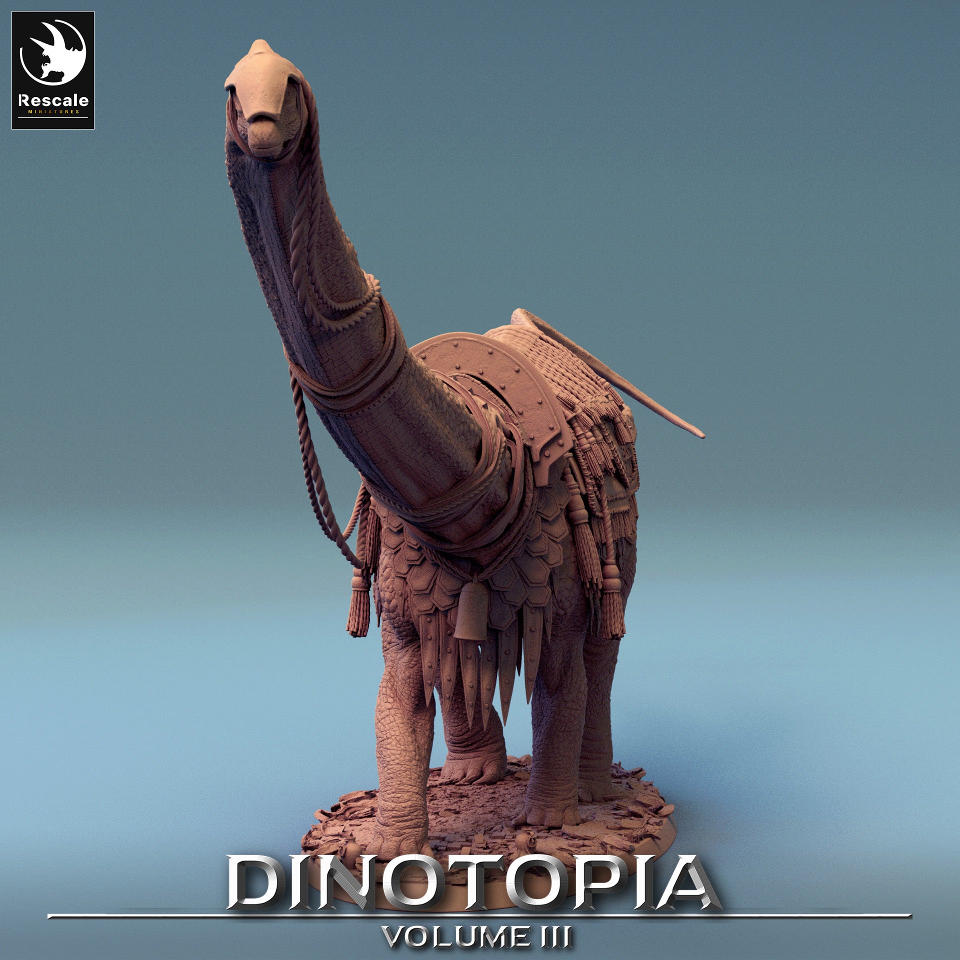 Diplodocus - aus der Reihe Dinotopia III von Rescale Miniatures