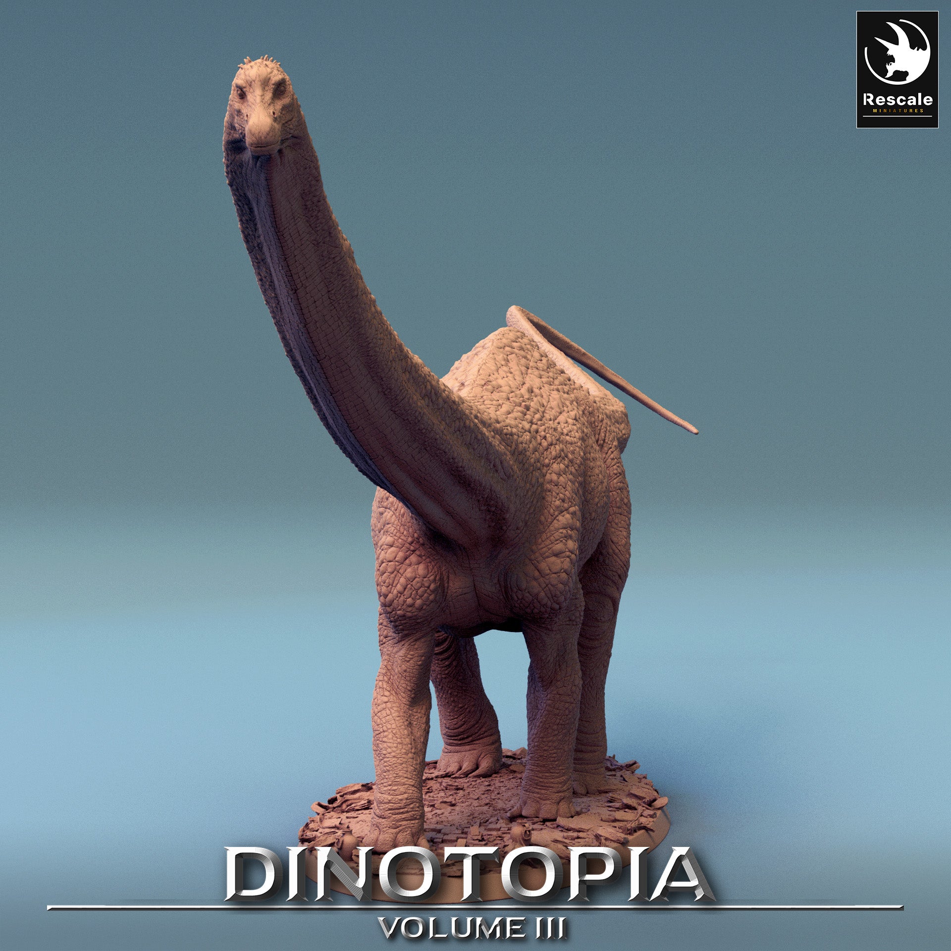 Diplodocus - aus der Reihe Dinotopia III von Rescale Miniatures