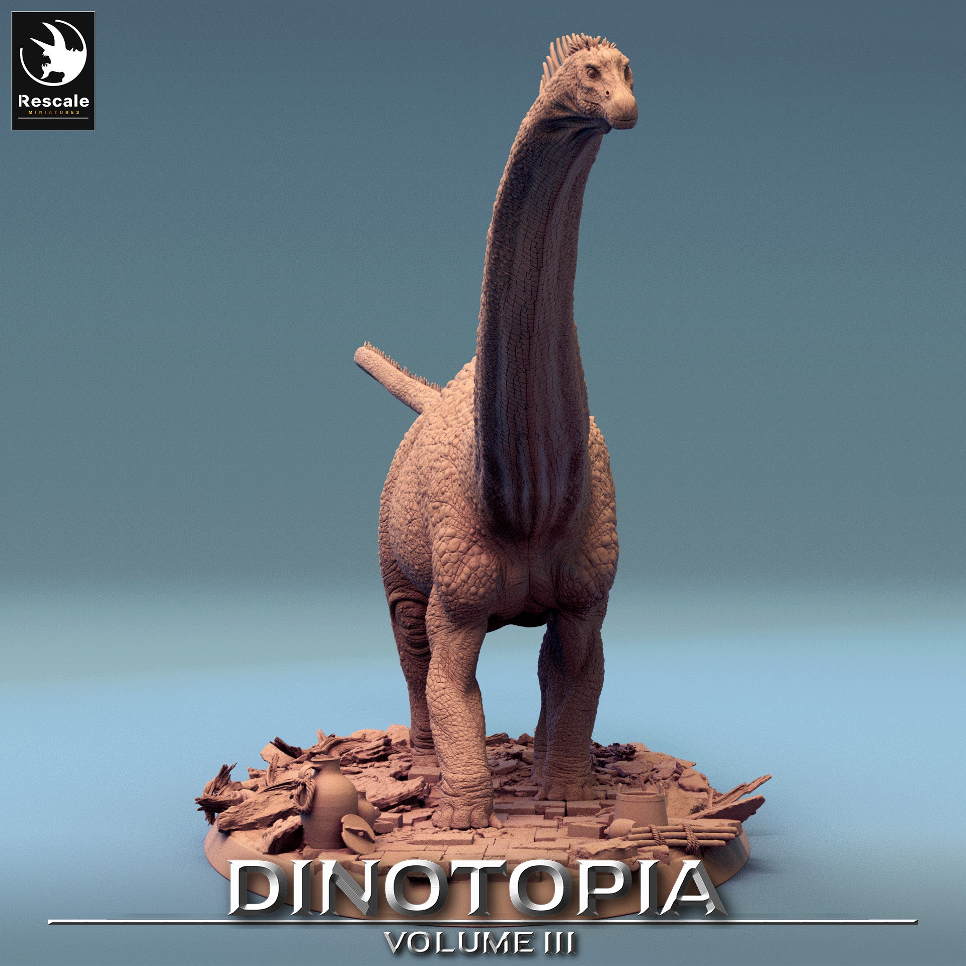 Diplodocus - aus der Reihe Dinotopia III von Rescale Miniatures