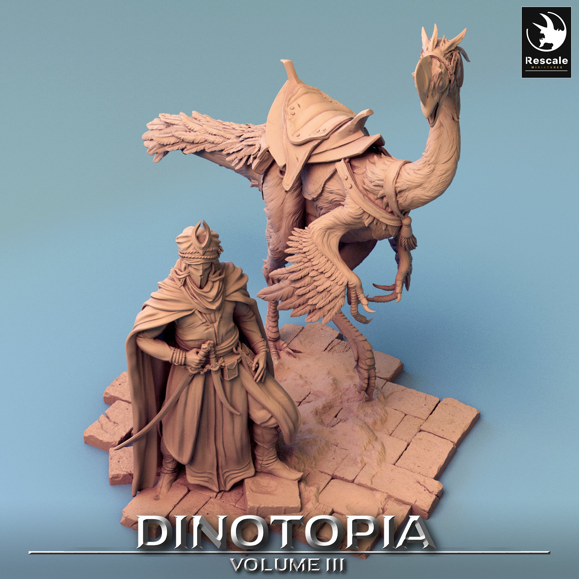 Diorama - de la série Dinotopia III de Rescale Miniatures