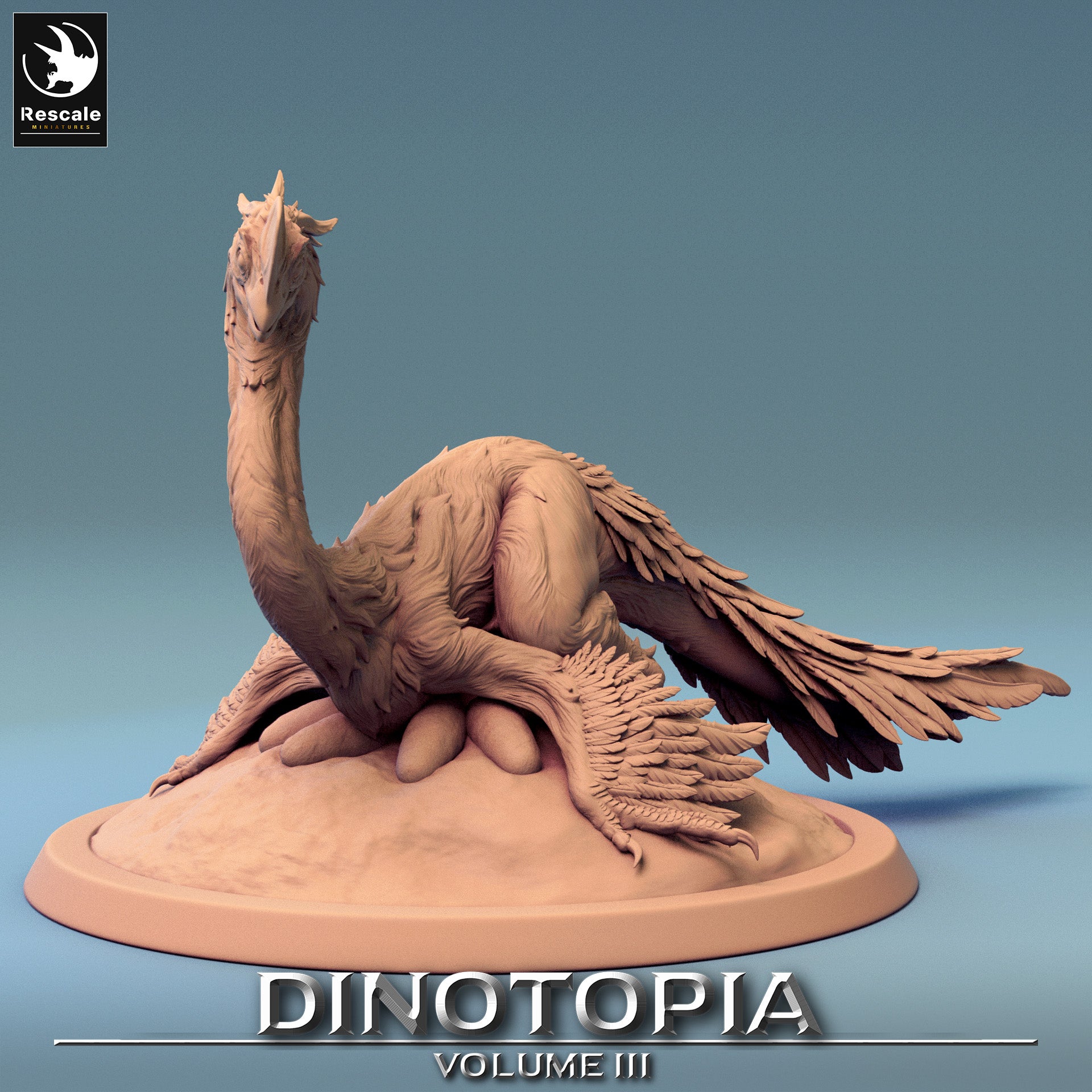 Oviraptor - aus der Reihe Dinotopia III von Rescale Miniatures