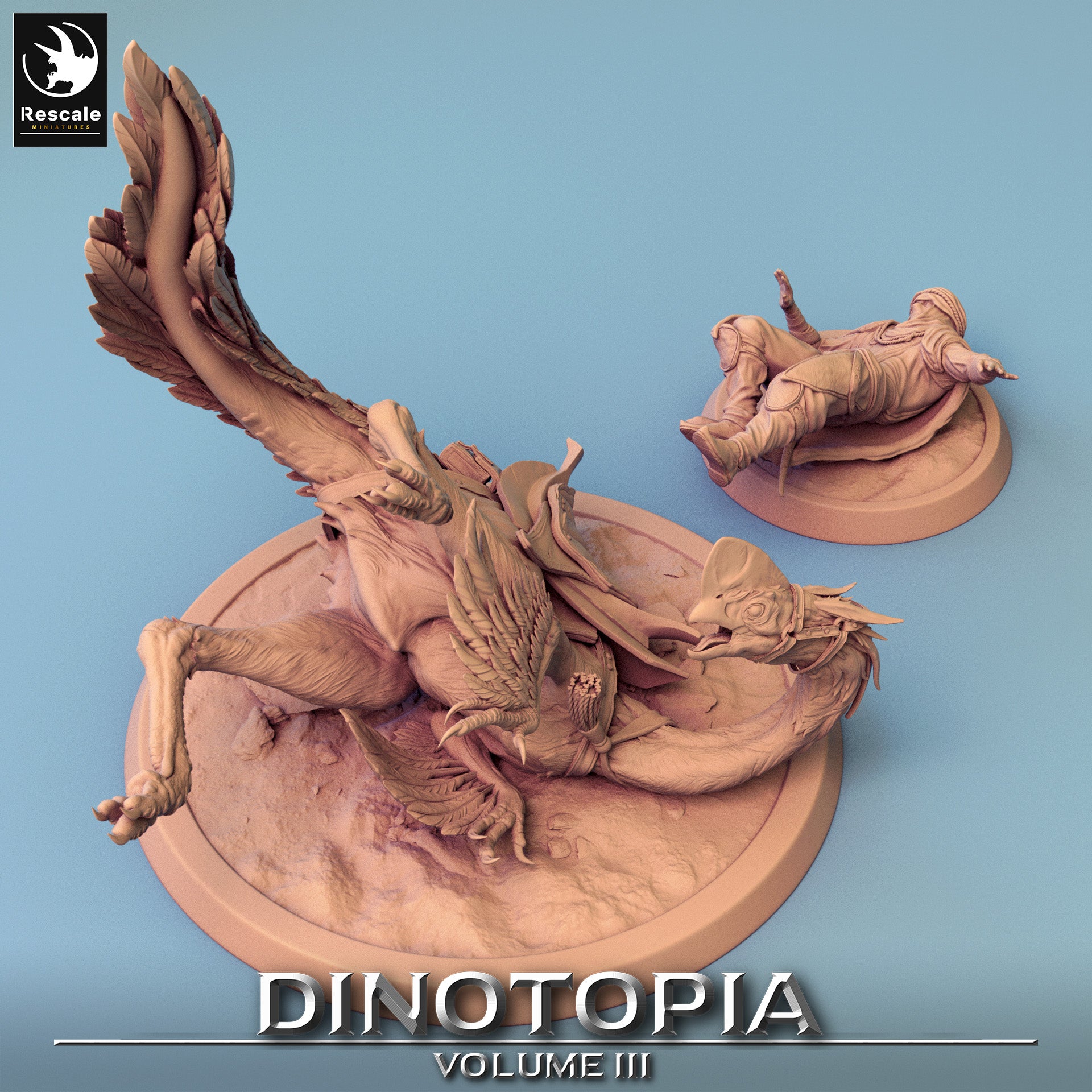 Oviraptor - aus der Reihe Dinotopia III von Rescale Miniatures