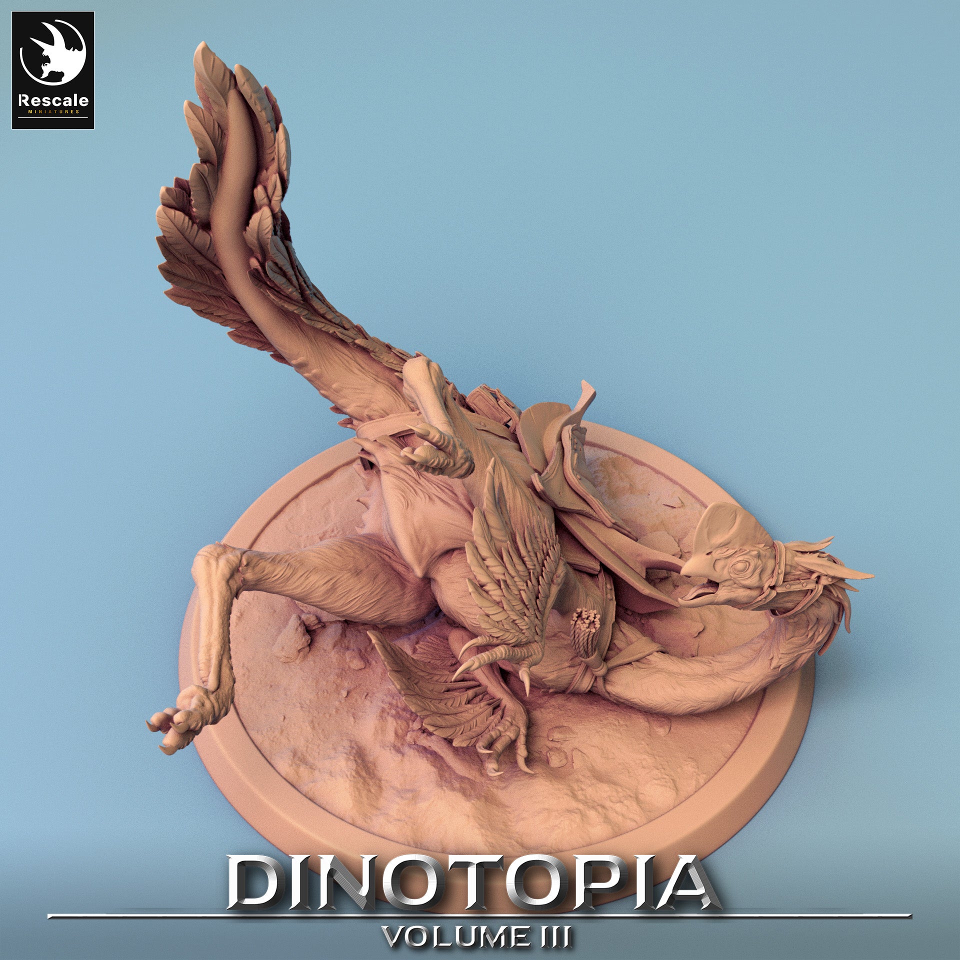 Oviraptor - aus der Reihe Dinotopia III von Rescale Miniatures