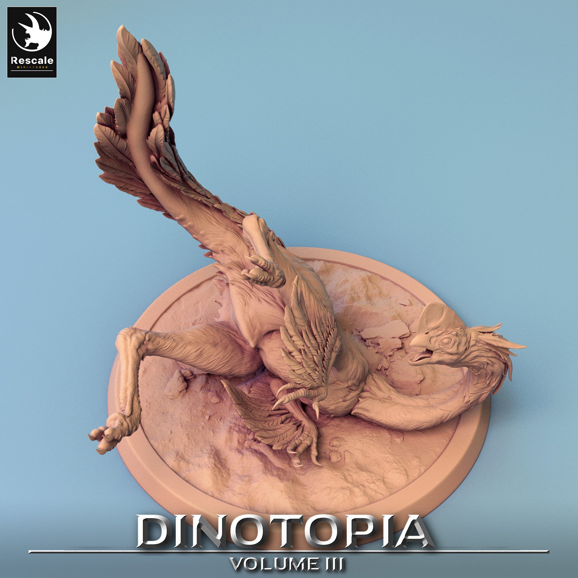 Oviraptor - aus der Reihe Dinotopia III von Rescale Miniatures