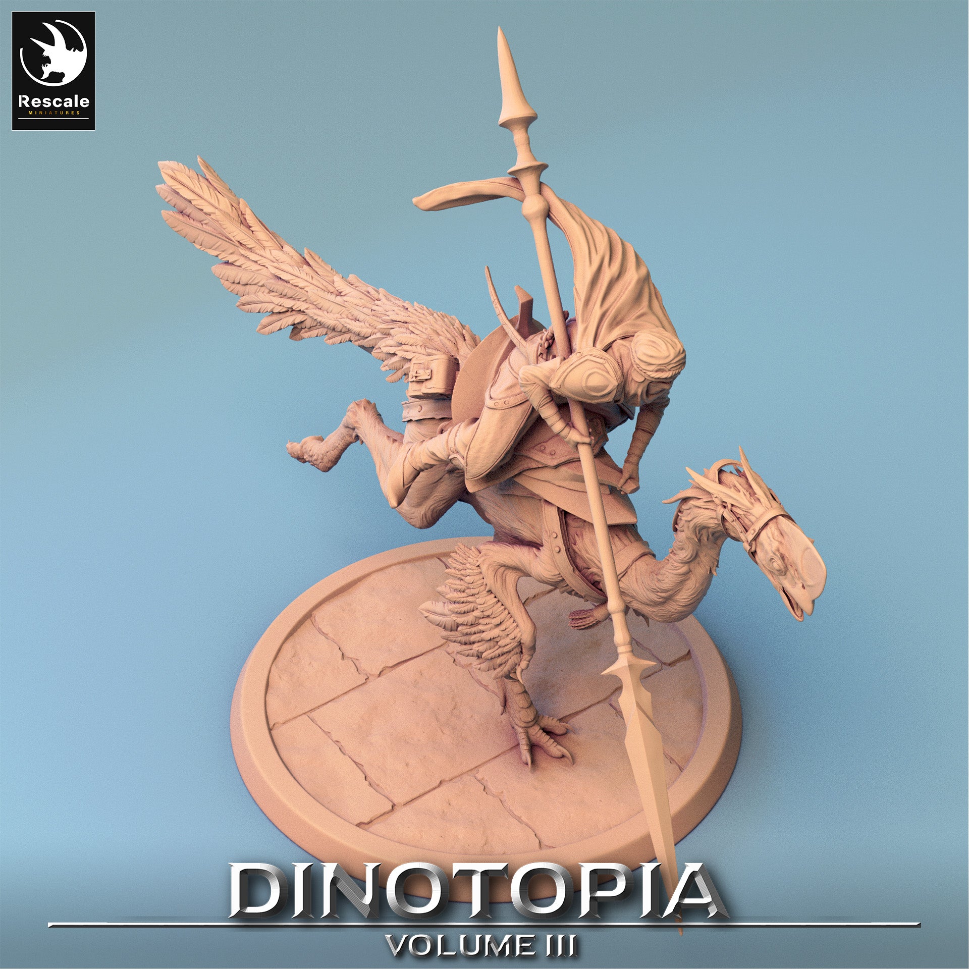 Oviraptor - aus der Reihe Dinotopia III von Rescale Miniatures