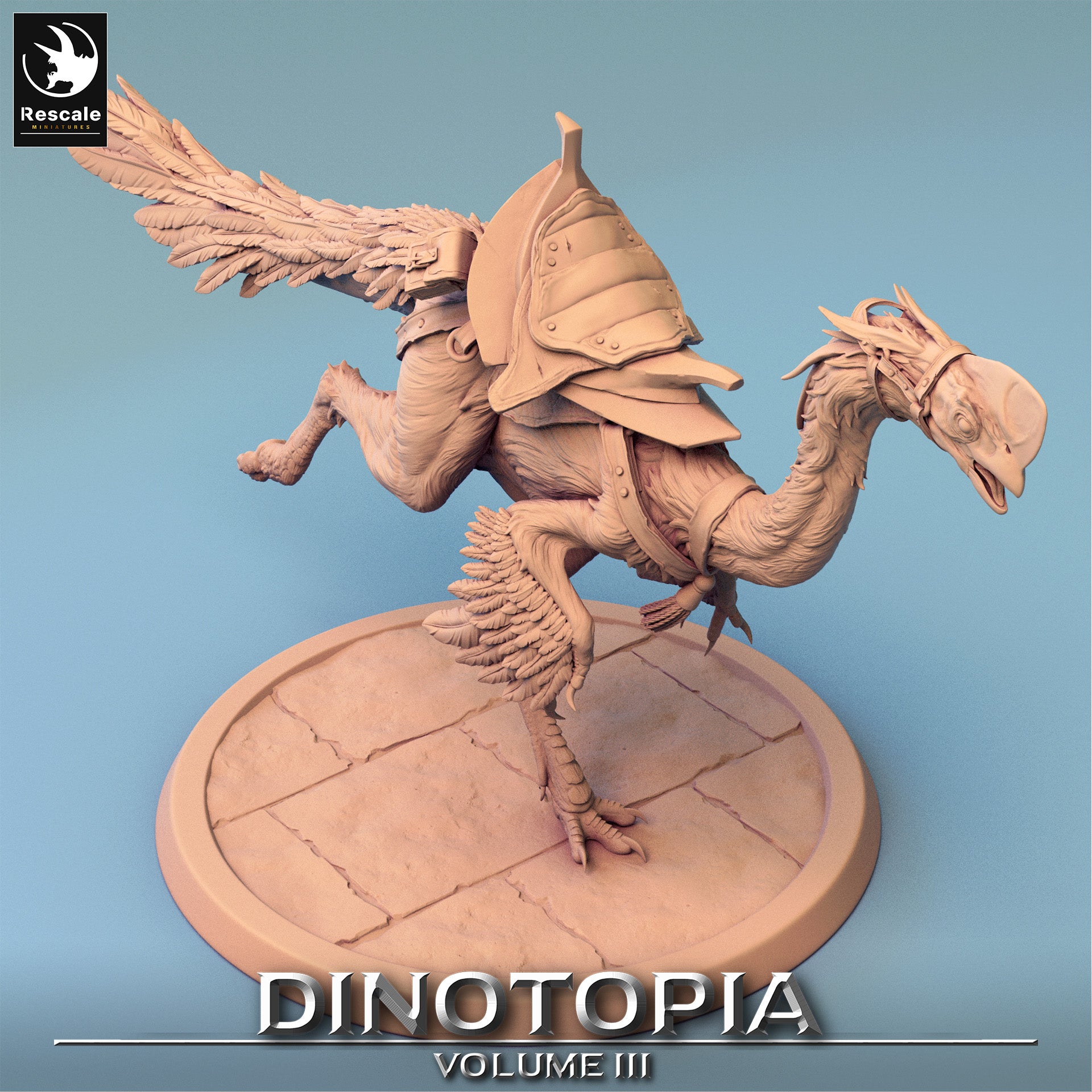 Oviraptor - aus der Reihe Dinotopia III von Rescale Miniatures