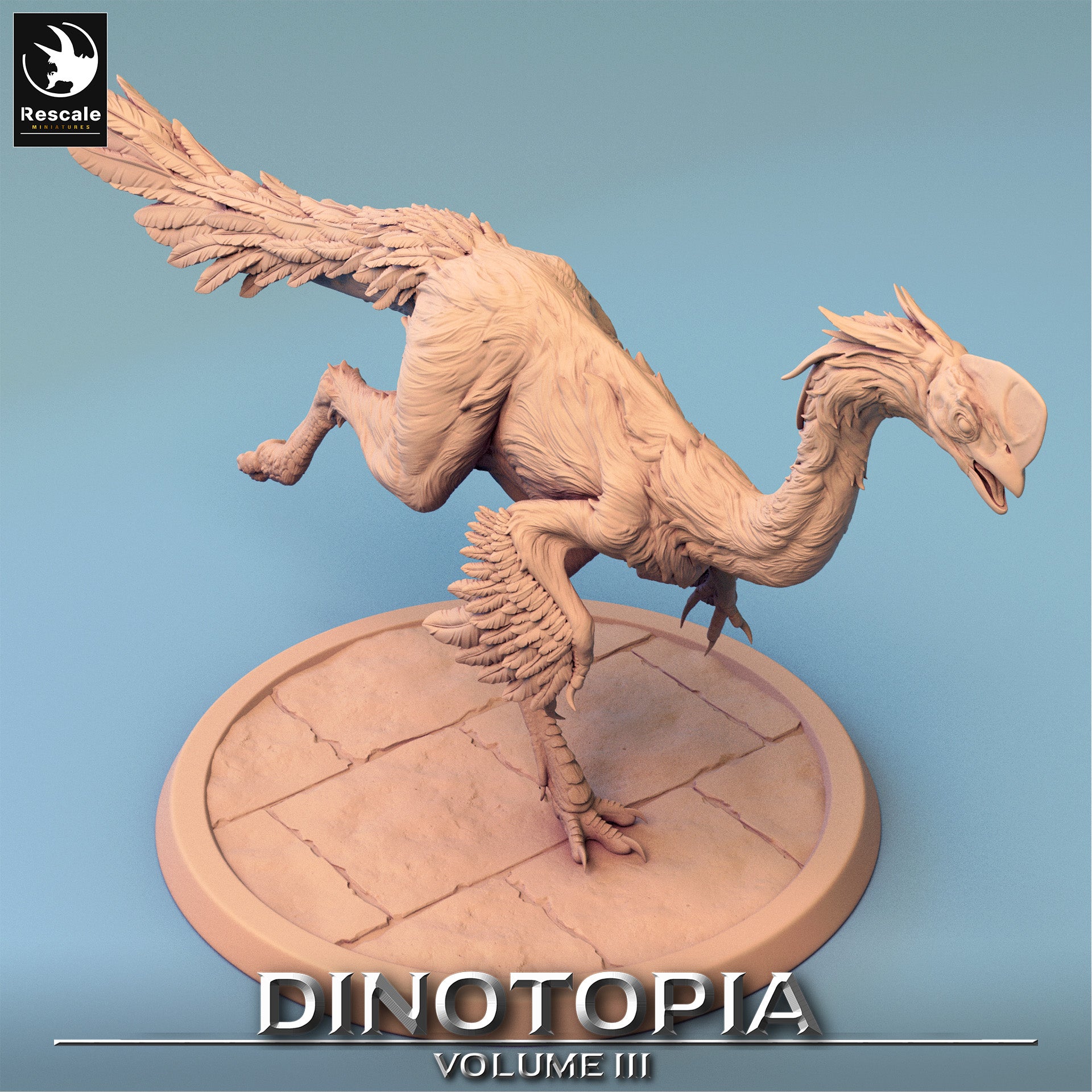 Oviraptor - aus der Reihe Dinotopia III von Rescale Miniatures