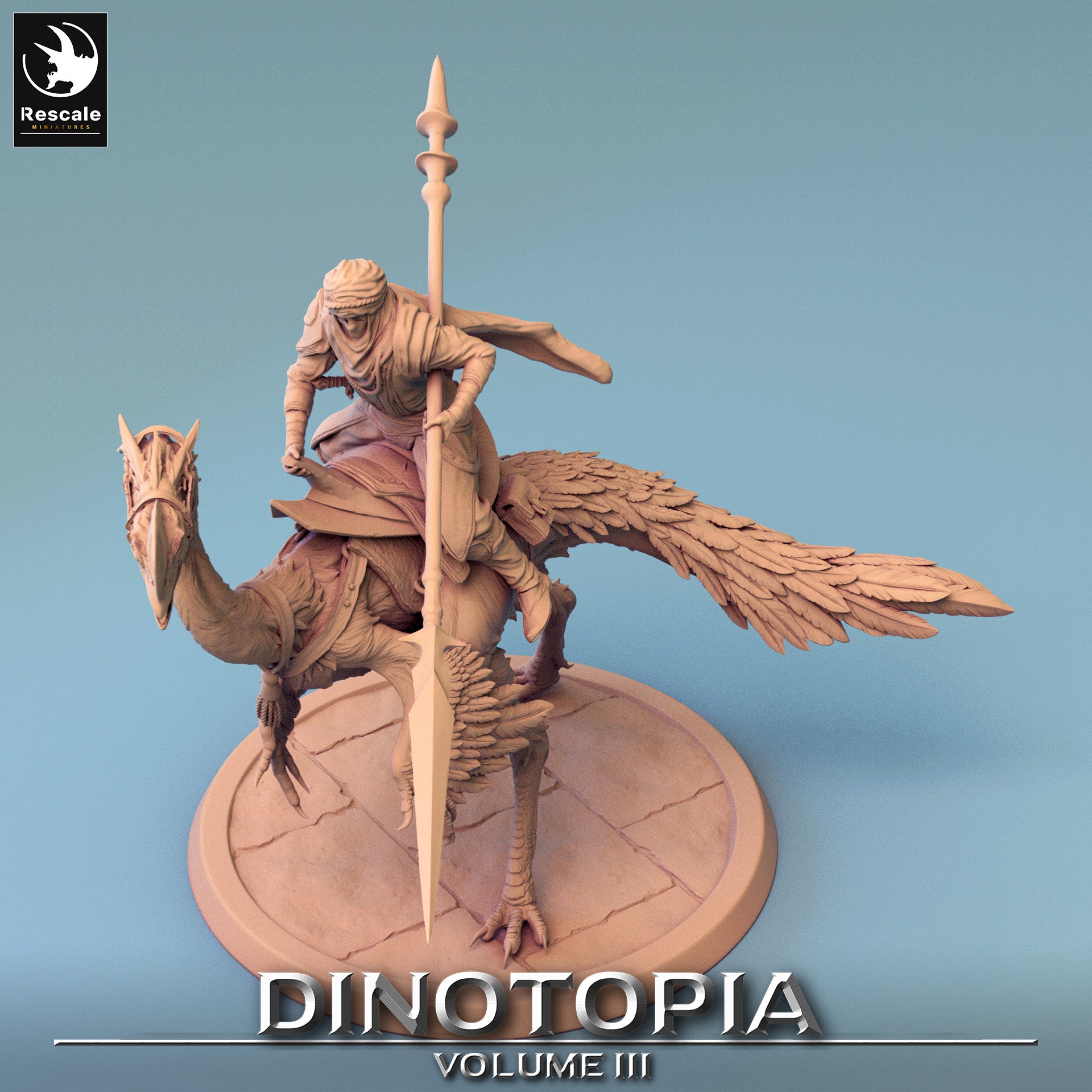 Oviraptor - aus der Reihe Dinotopia III von Rescale Miniatures