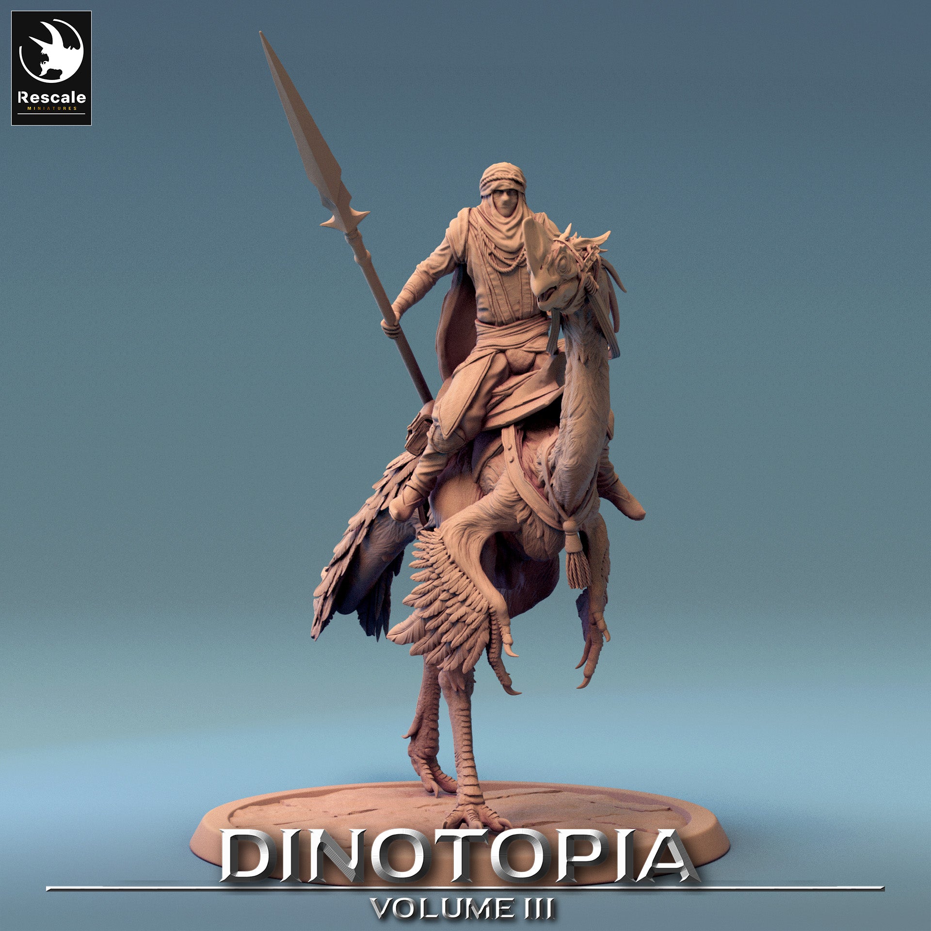 Oviraptor - aus der Reihe Dinotopia III von Rescale Miniatures