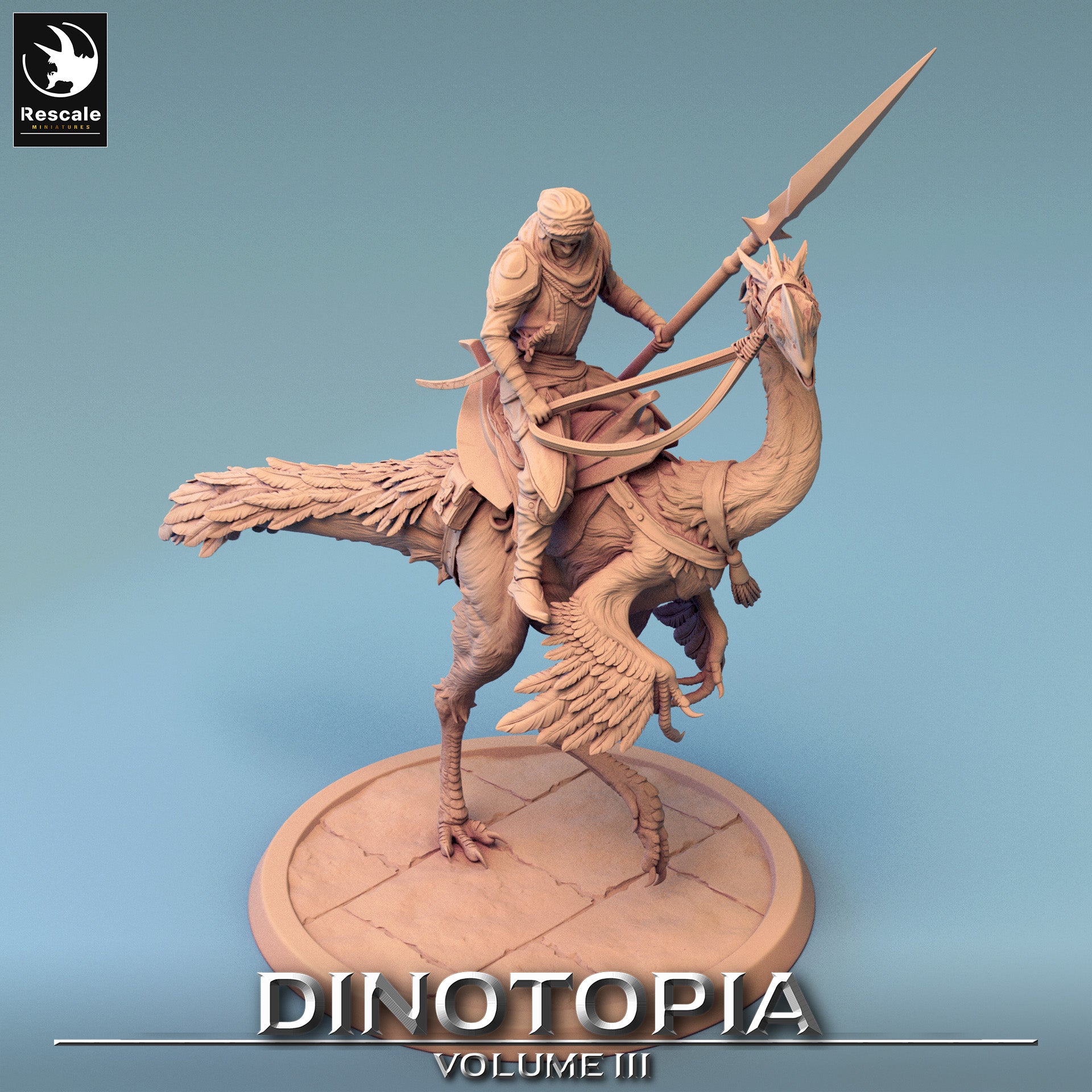 Oviraptor - aus der Reihe Dinotopia III von Rescale Miniatures