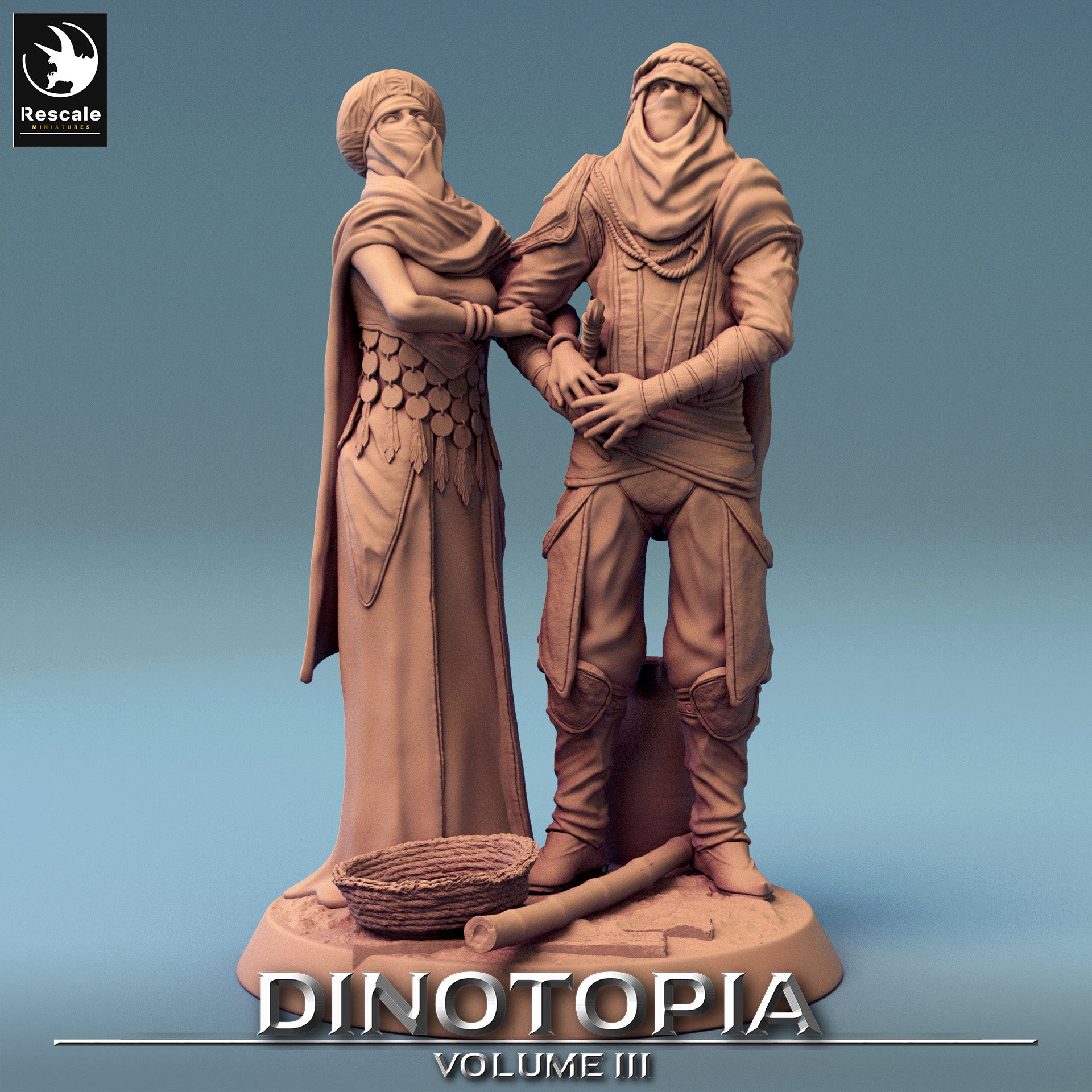 People of the Caravan Guild - aus der Reihe Dinotopia III von Rescale Miniatures