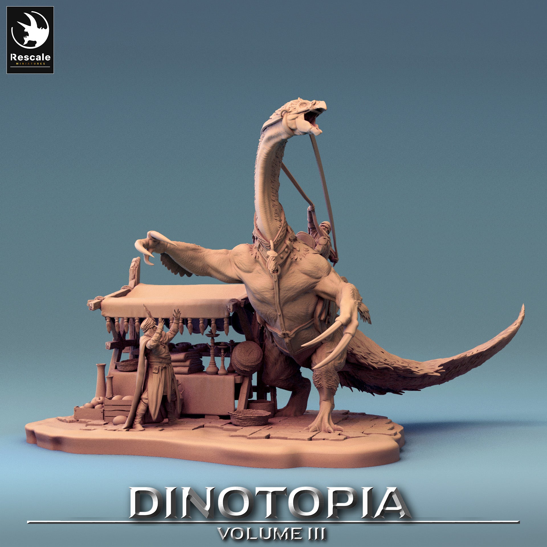 Therizinosaurus - aus der Reihe Dinotopia III von Rescale Miniatures