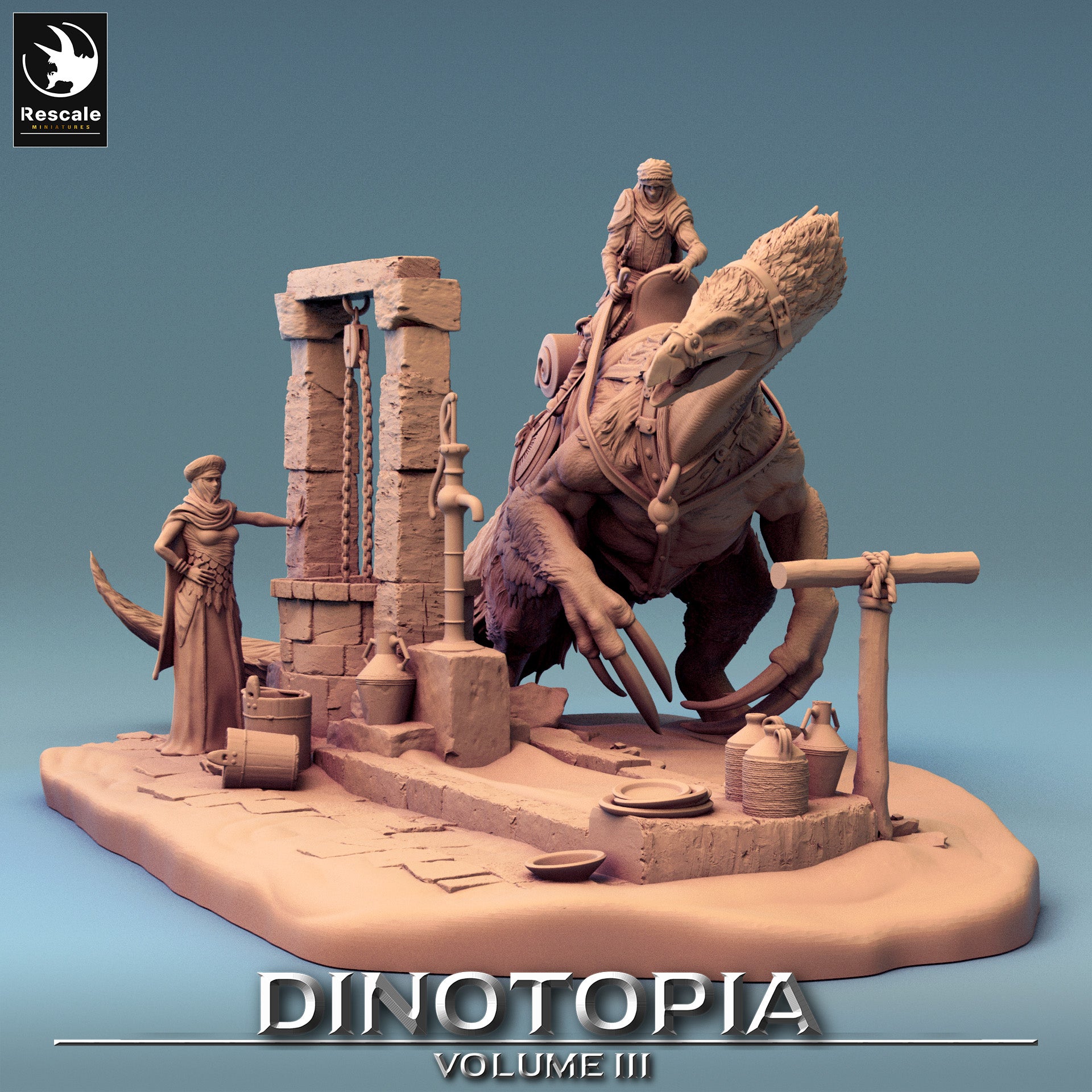Therizinosaurus - aus der Reihe Dinotopia III von Rescale Miniatures