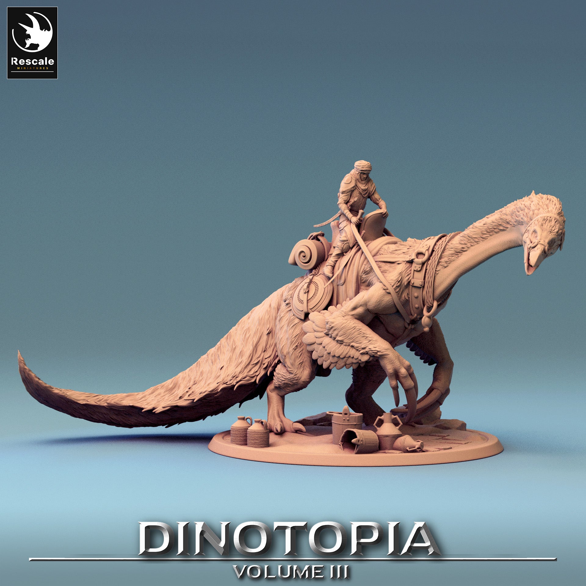 Therizinosaurus - aus der Reihe Dinotopia III von Rescale Miniatures