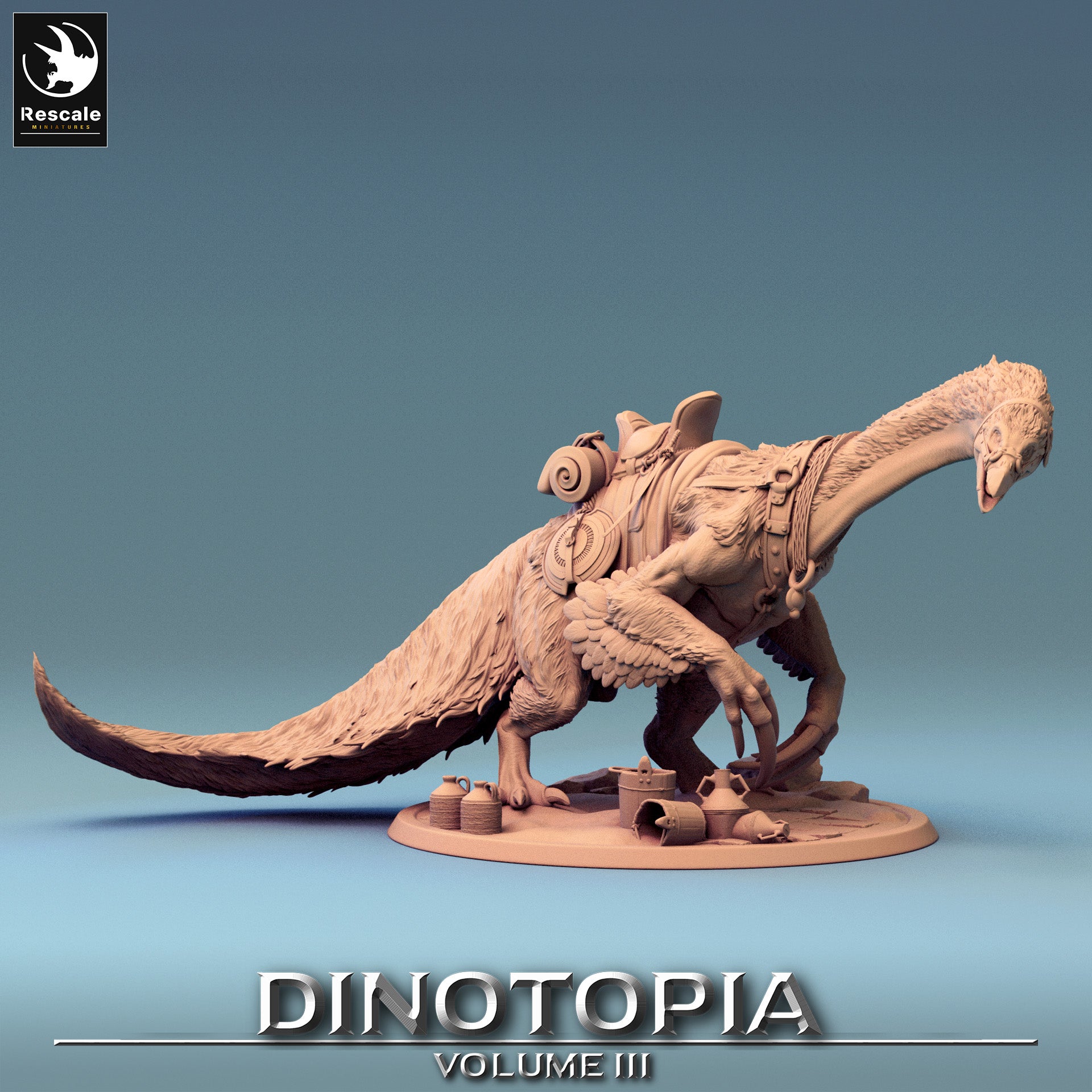 Therizinosaurus - aus der Reihe Dinotopia III von Rescale Miniatures
