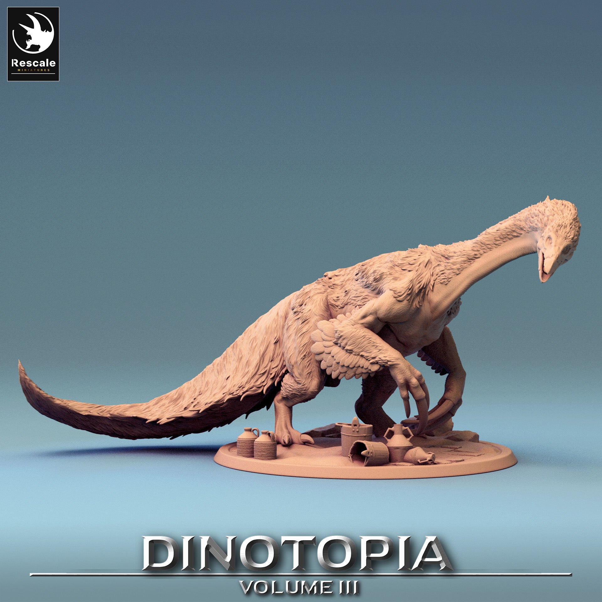 Therizinosaurus - aus der Reihe Dinotopia III von Rescale Miniatures