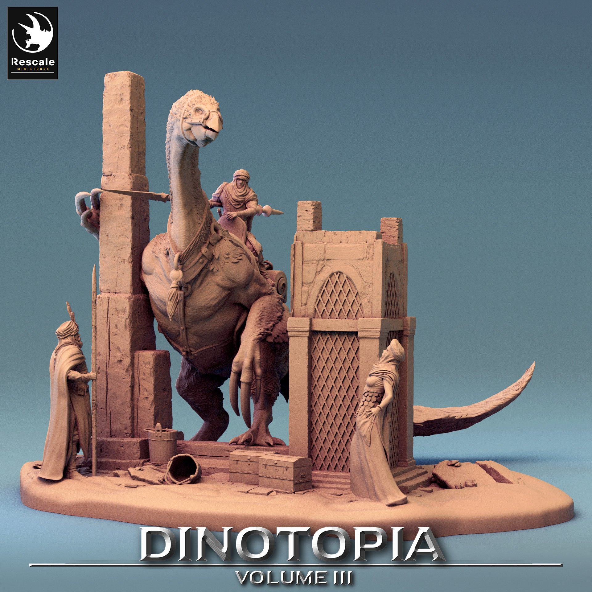 Therizinosaurus - aus der Reihe Dinotopia III von Rescale Miniatures