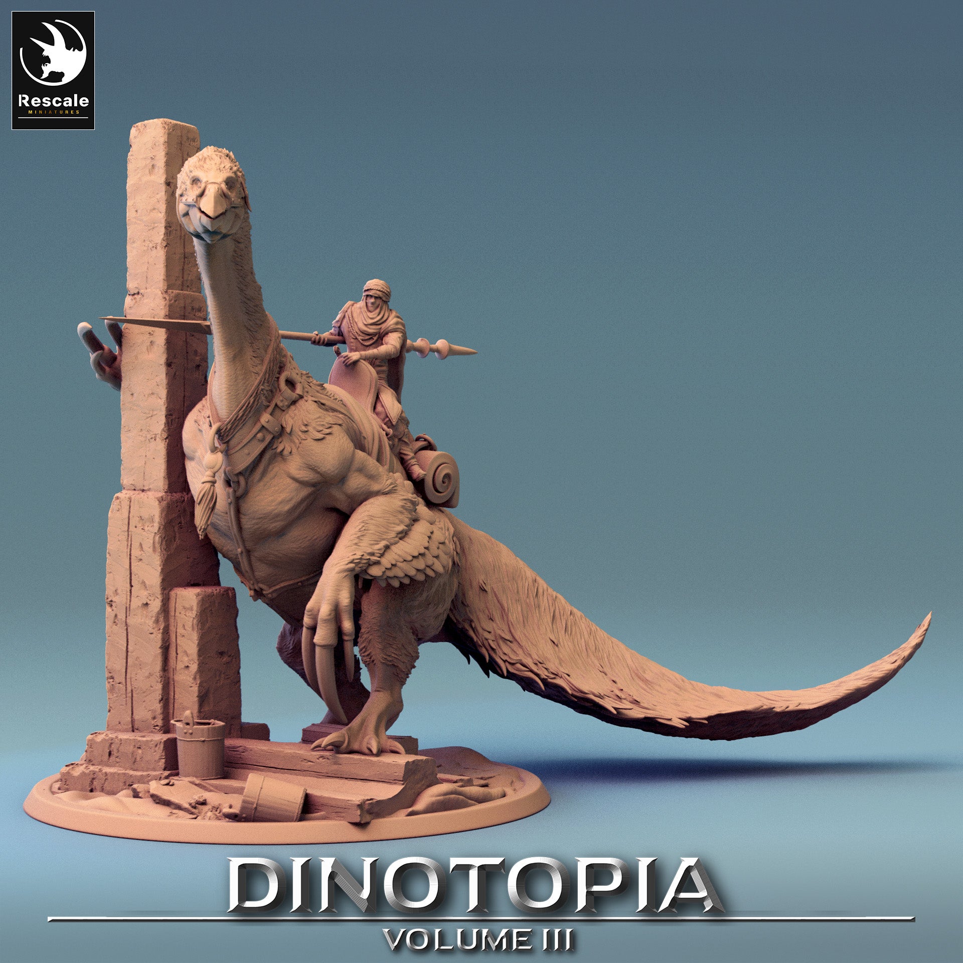 Therizinosaurus - aus der Reihe Dinotopia III von Rescale Miniatures