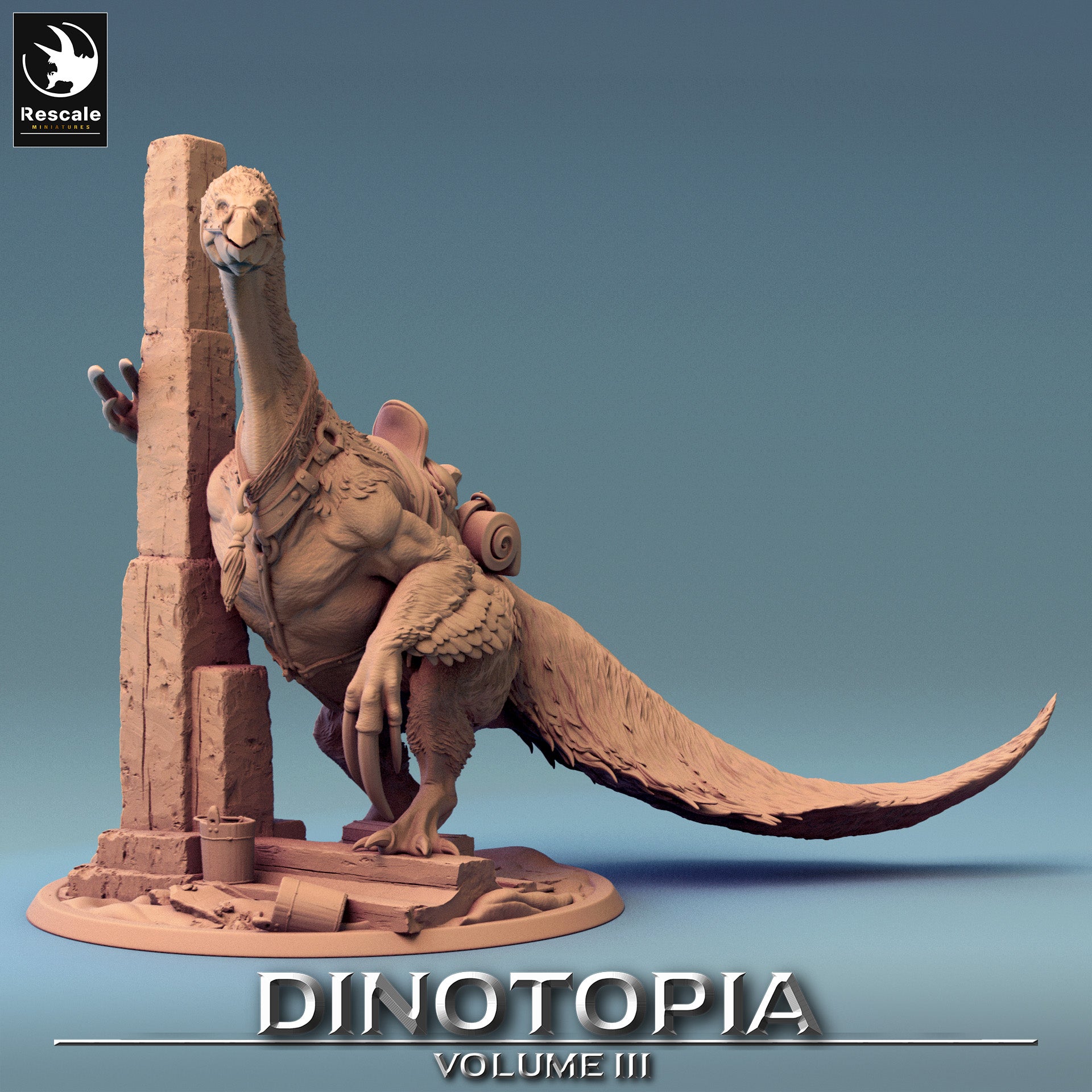 Therizinosaurus - aus der Reihe Dinotopia III von Rescale Miniatures