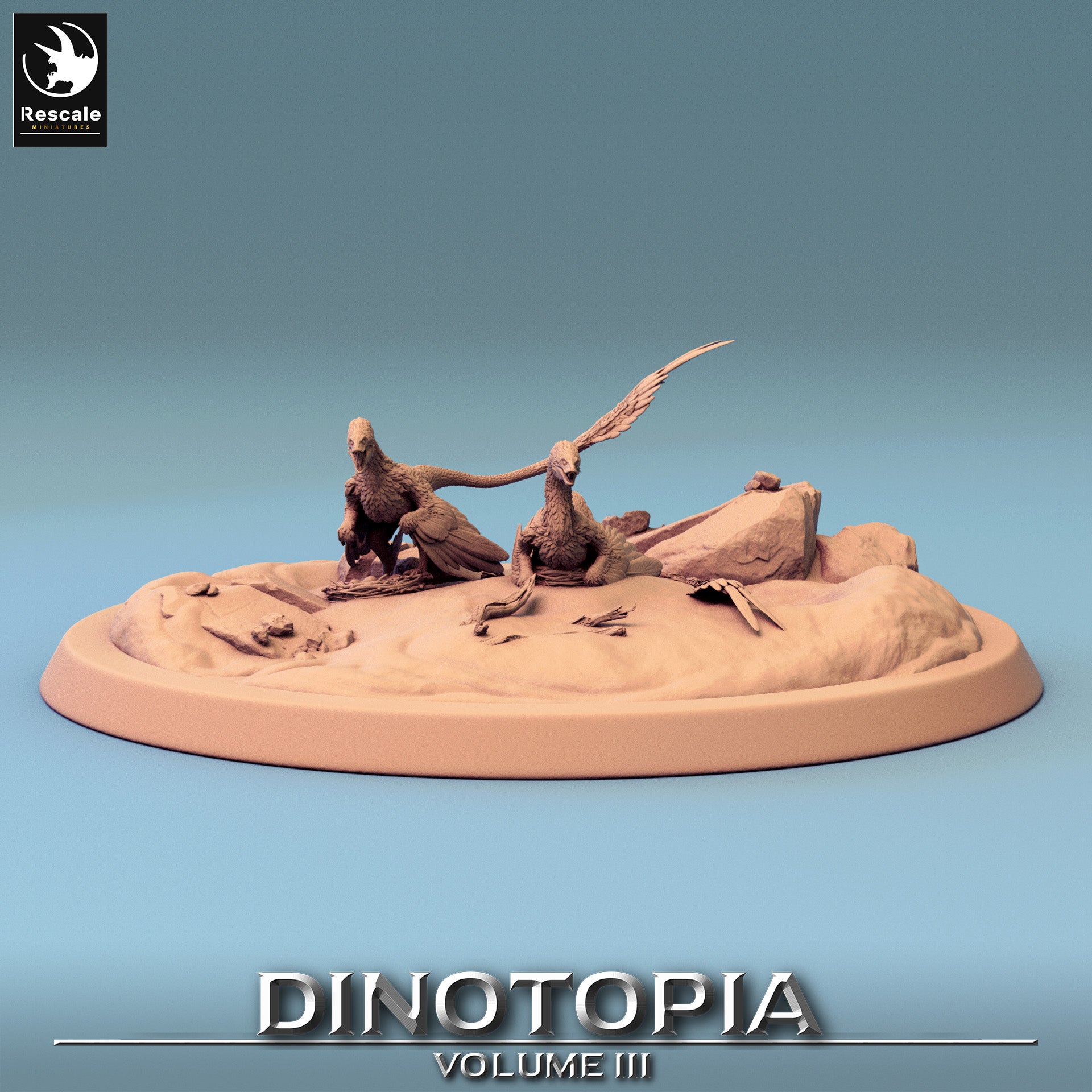 Microraptor - aus der Reihe Dinotopia III von Rescale Miniatures