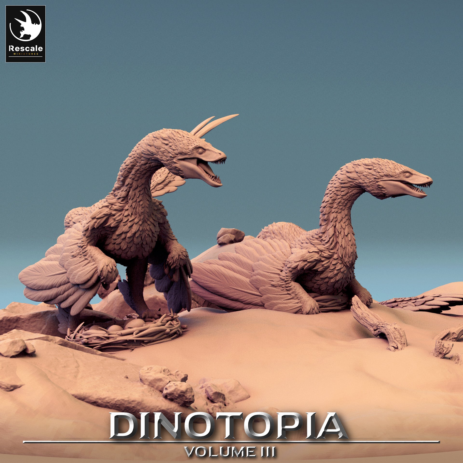 Microraptor - aus der Reihe Dinotopia III von Rescale Miniatures