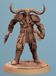 Vargir Rider - aus der Reihe Frostborne Doom von Rescale Miniatures