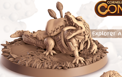 Crocodile - Reptiles - Croc - Animal Companions by Cornelia - Cast n Play