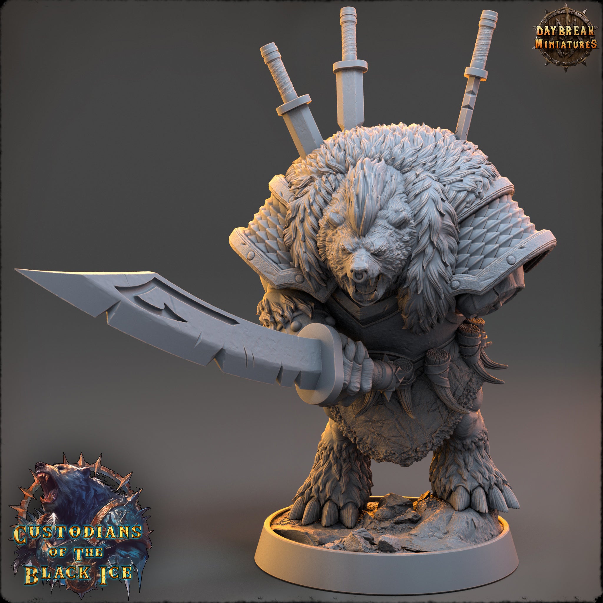 Bear People - aus der Reihe Custodians of The Black Ice von Daybreak Miniatures