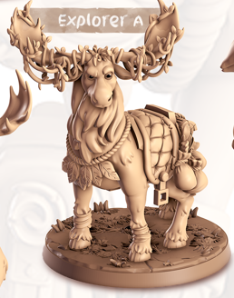 Moose - Polar - Mus - Animal Companions by Cornelia - Cast n Play