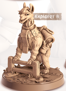 Lama - Equines - Lama - Animal Companions by Cornelia - Cast n Play