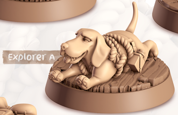 Beagle - Dogs - Begl - Animal Companions by Cornelia - Cast n Play