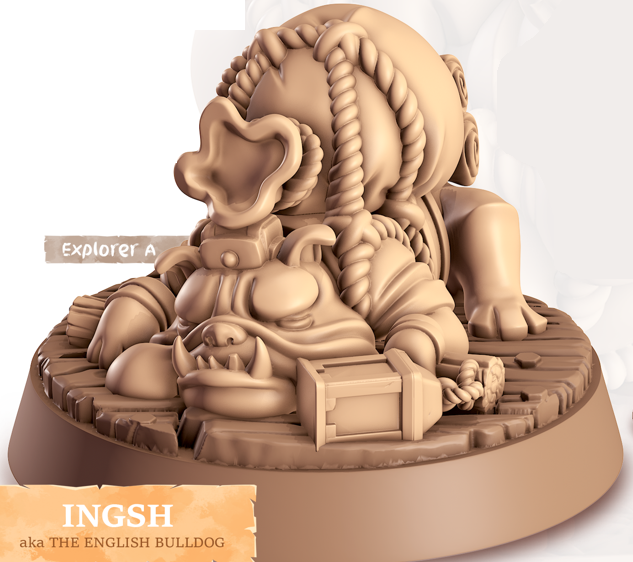 English Bulldog - Dogs - Ingsh - Animal Companions by Cornelia - Cast n Play