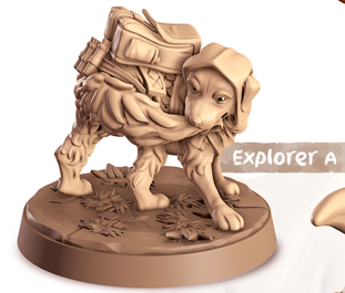 Golden Retriever - Dogs - Gold - Animal Companions by Cornelia - Cast n Play