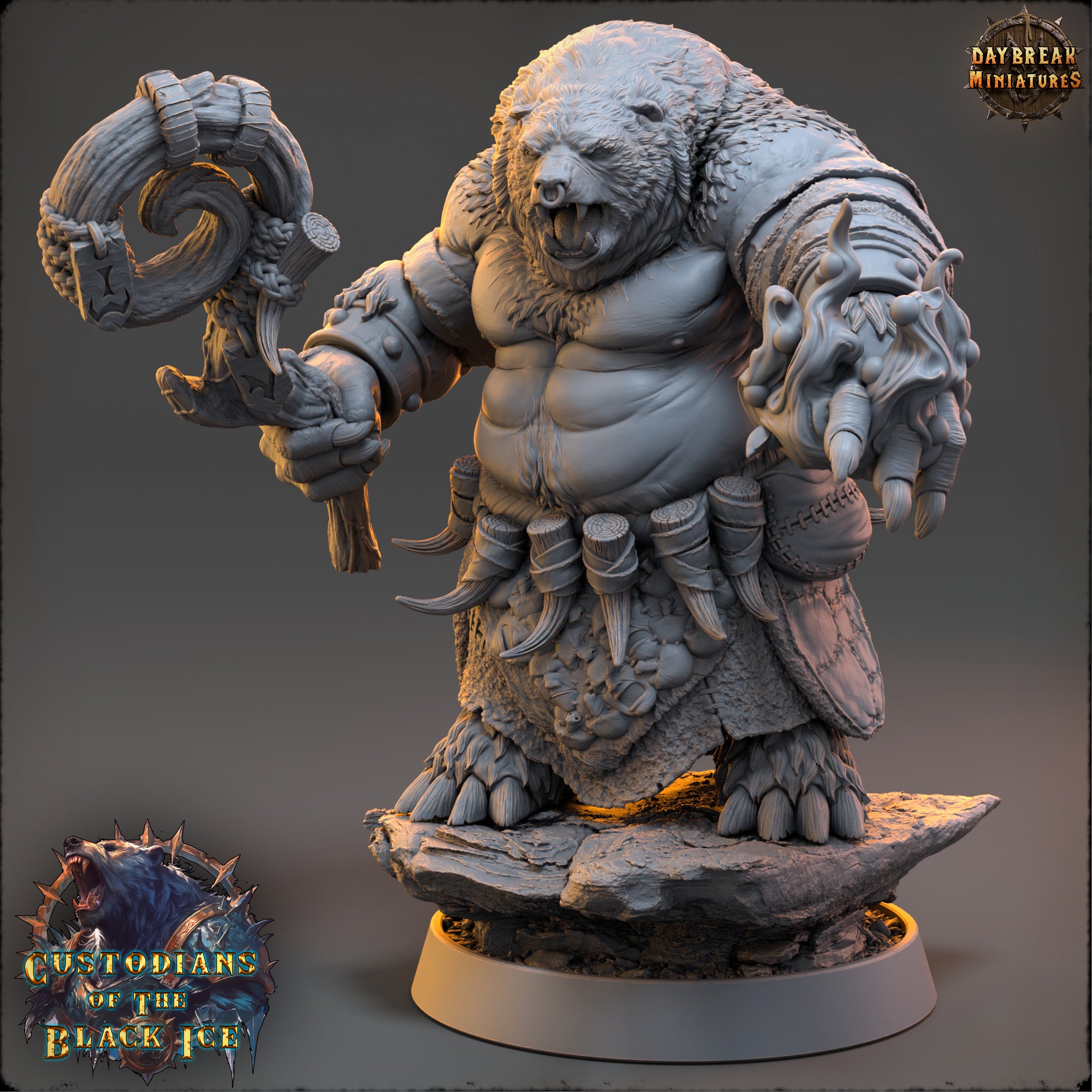 Bear People - aus der Reihe Custodians of The Black Ice von Daybreak Miniatures