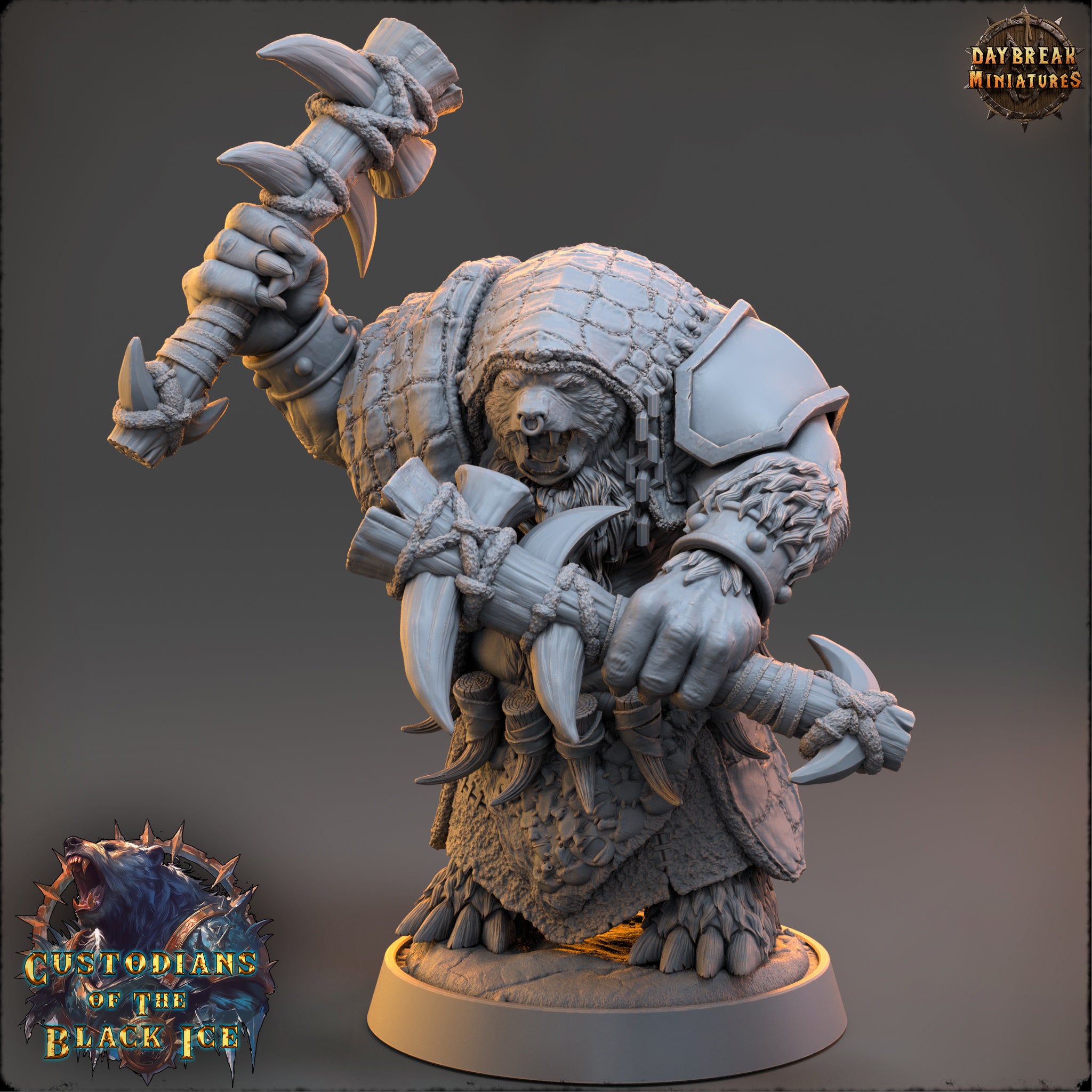 Bear People - aus der Reihe Custodians of The Black Ice von Daybreak Miniatures