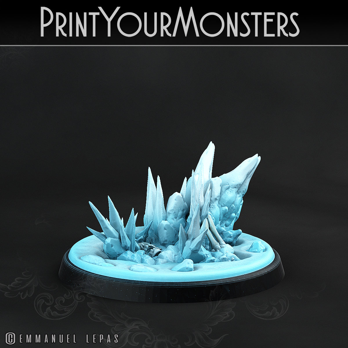 Ice Skeleton - aus der Reihe Frost Pack von Print Your Monsters