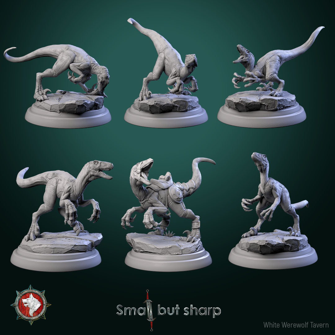Halflings Dino Mount - aus der Reihe Small but Sharp von White Werewolf Tavern